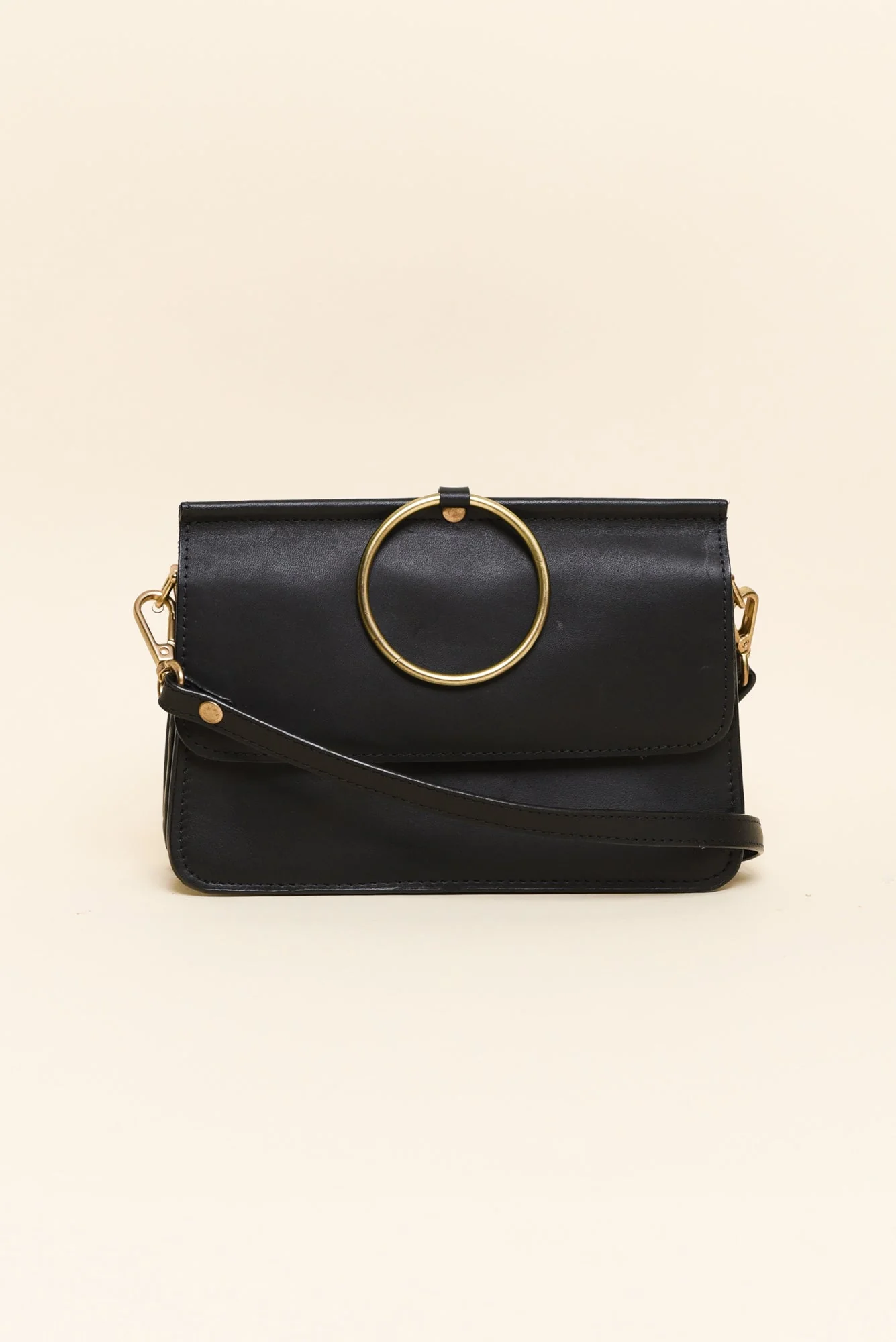 Ainsley Black Crossbody Bag