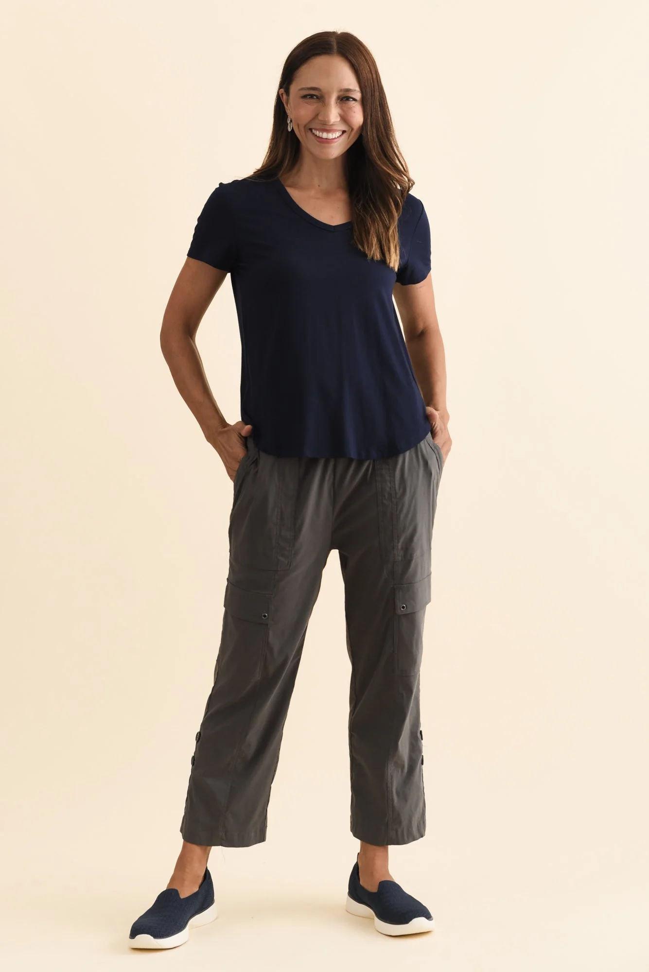 Air-Lite Charcoal Stretch Cargo Pants - Image 3