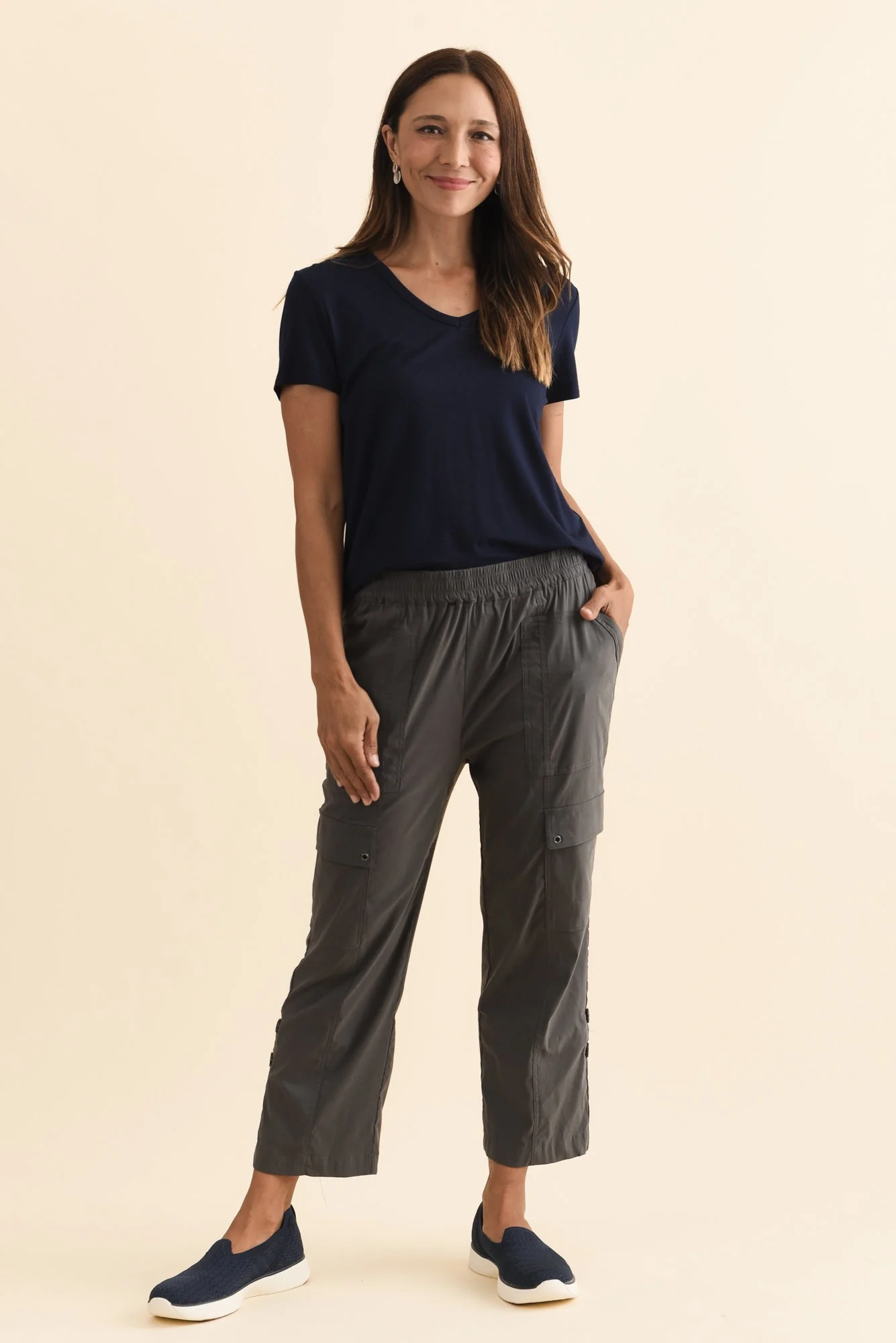 Air-Lite Charcoal Stretch Cargo Pants - Image 8