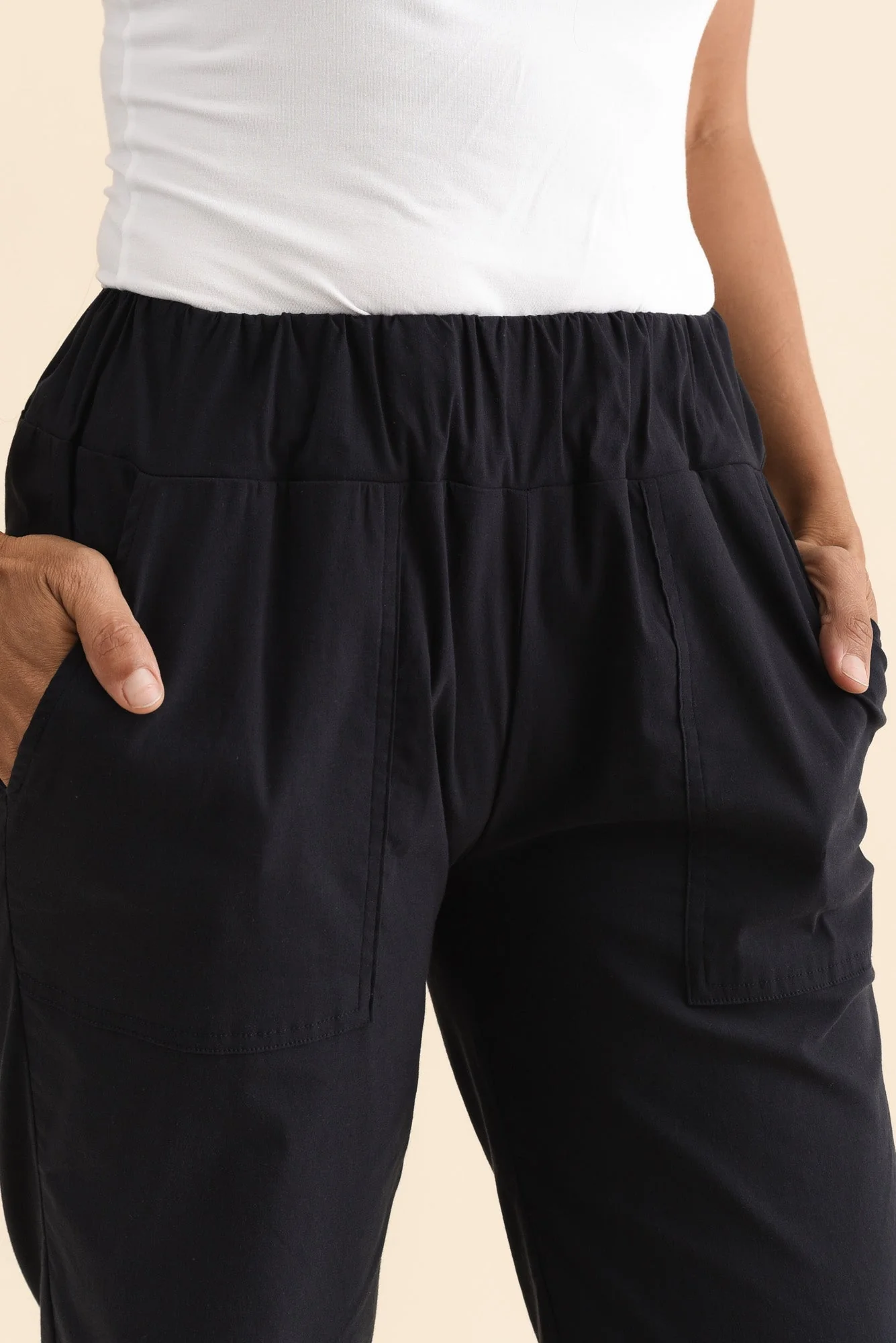 Air-Lite Navy Stretch Pocket Pants - Image 6