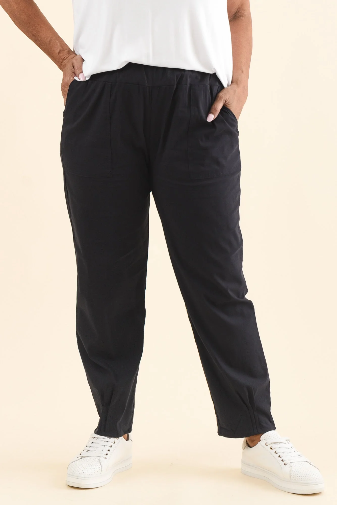 Air-Lite Navy Stretch Pocket Pants - Image 8