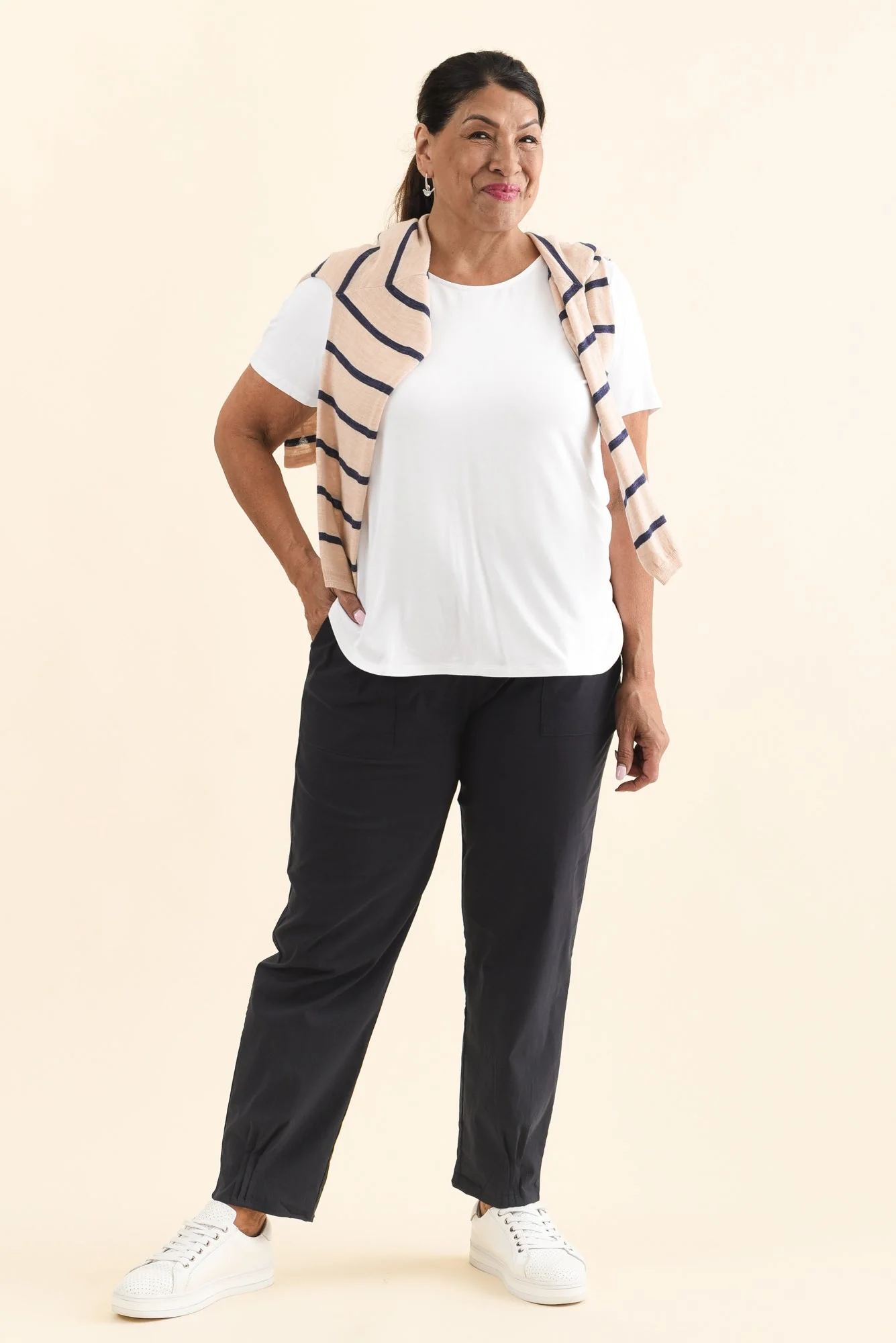 Air-Lite Navy Stretch Pocket Pants - Image 9