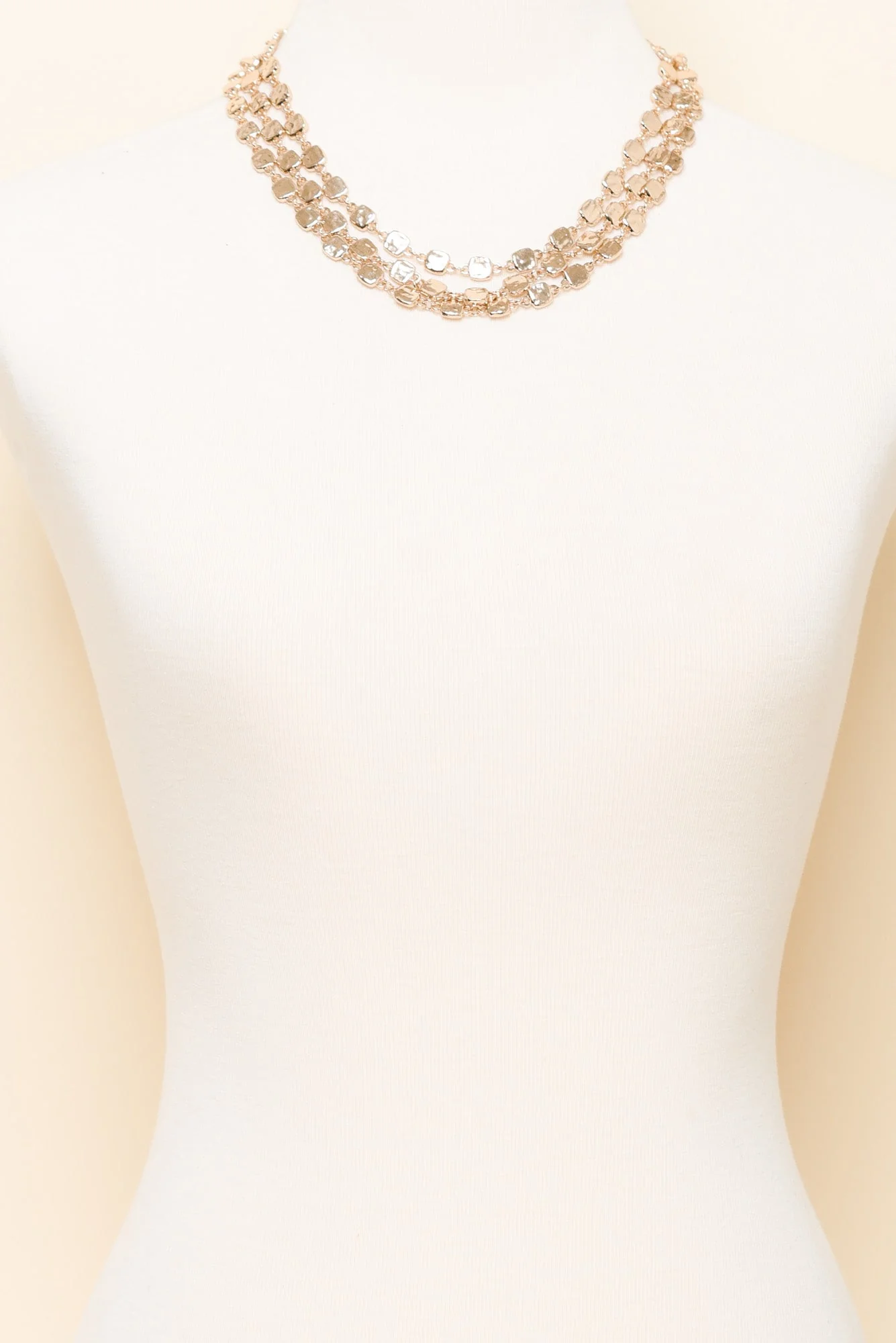 Alessandra Gold Layered Necklace - Image 2