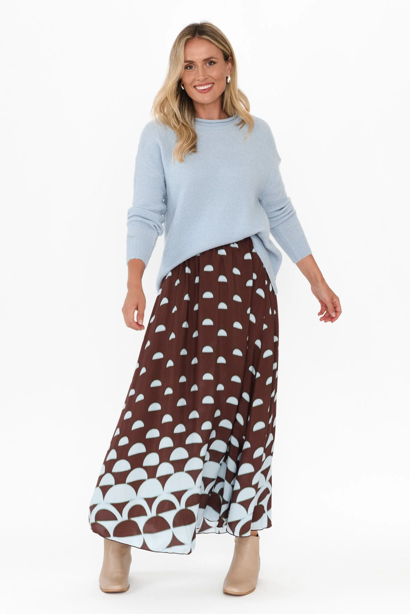 Alias Brown Geo Skirt - Image 6