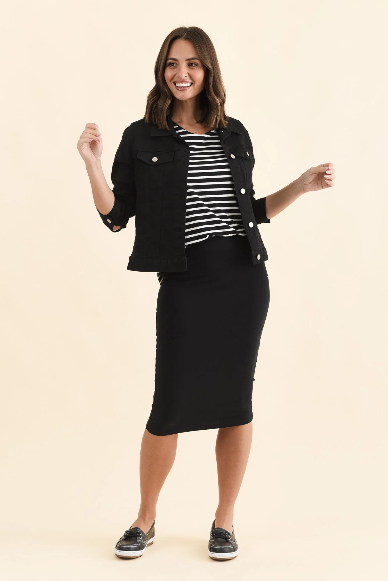 Alicia Black Tube Skirt - Image 3