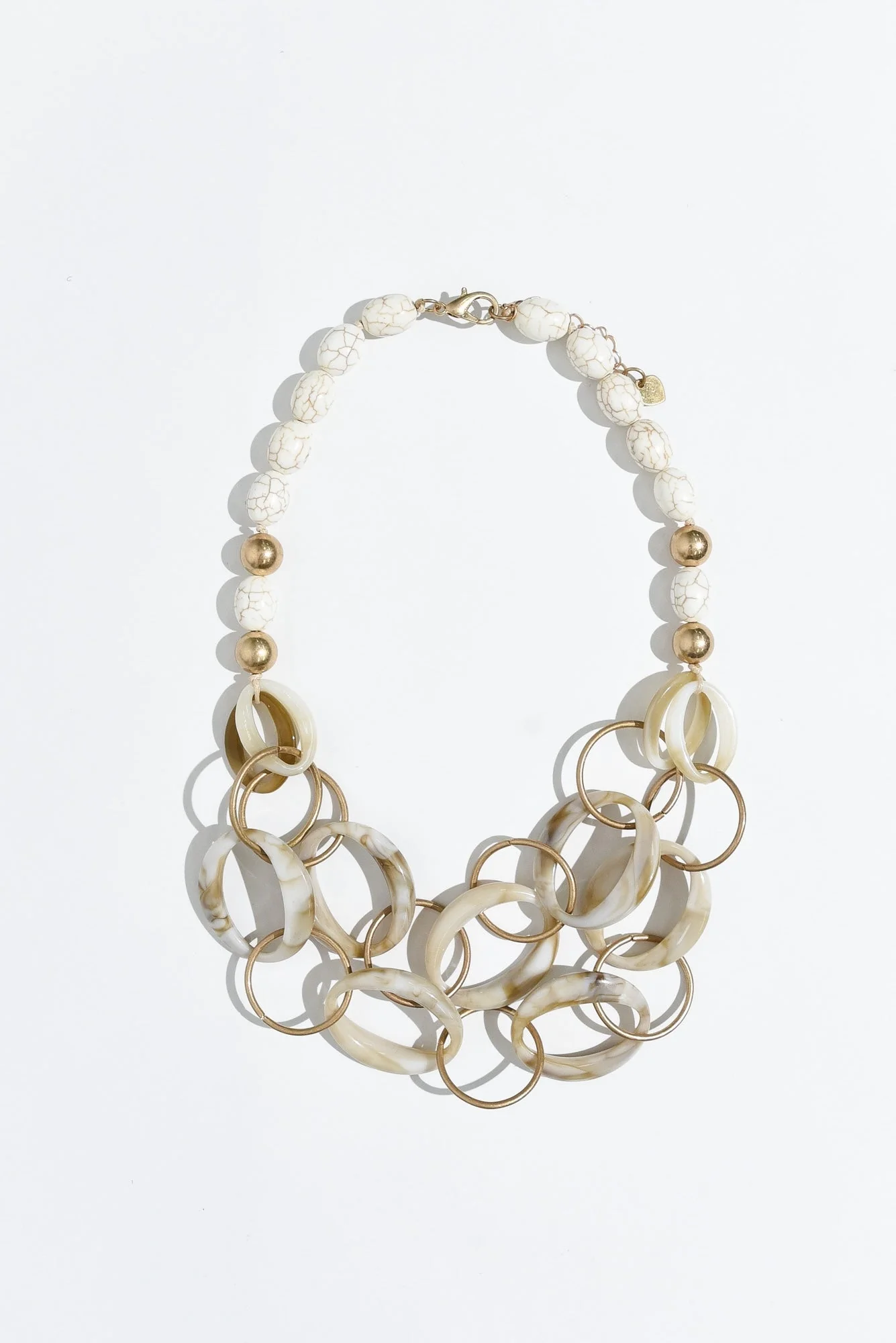 Allyson Natural Beaded Layered Necklace