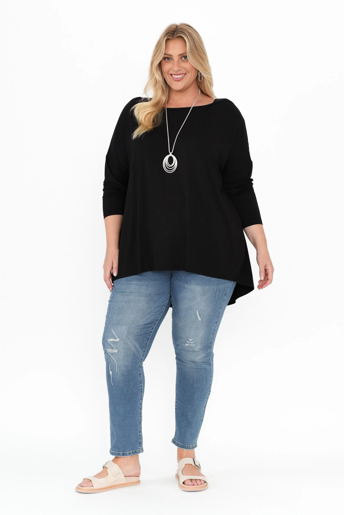 Anakin Black Hi Lo Bamboo Top - Image 9