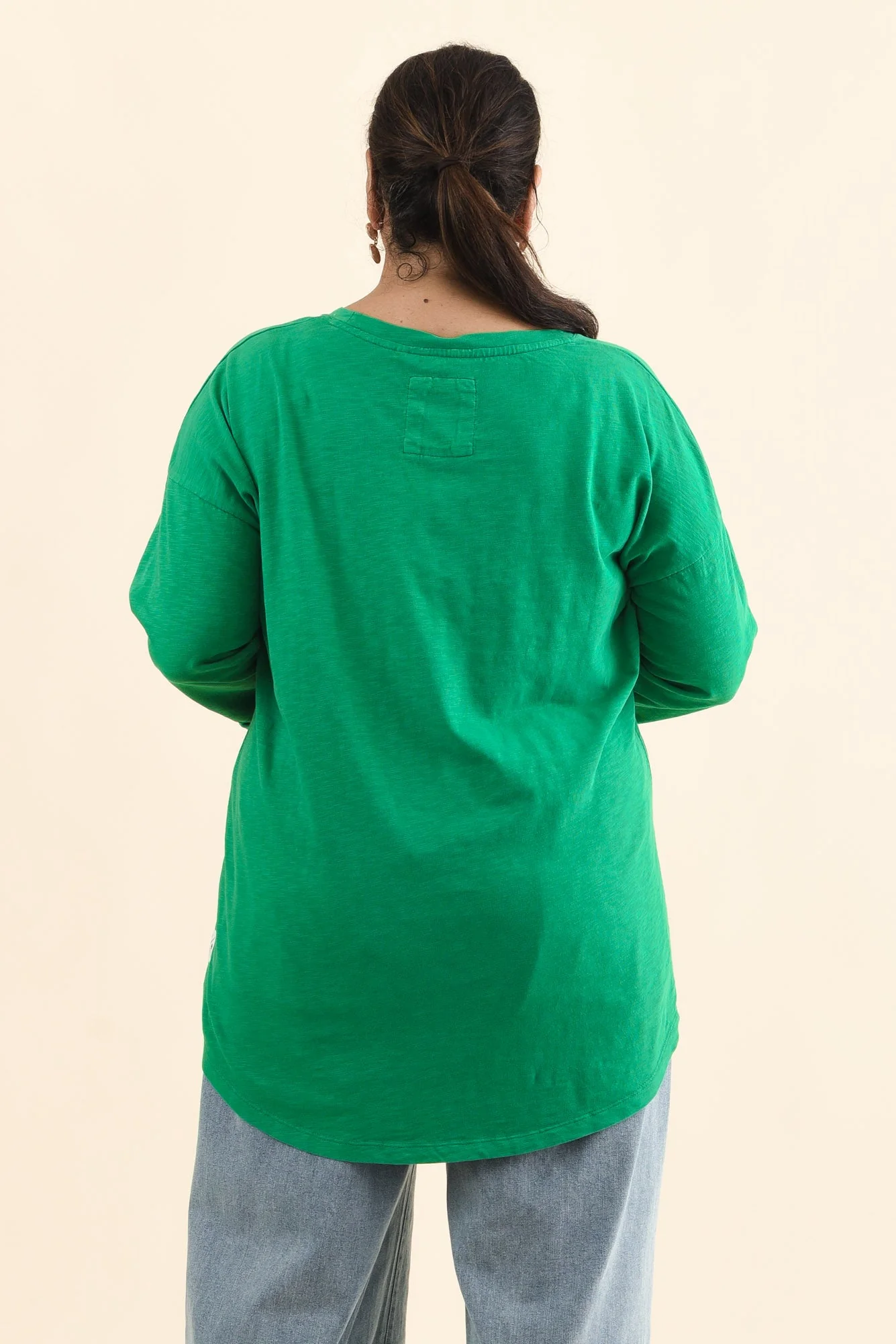 Annie Forest Green Cotton Top - Image 10