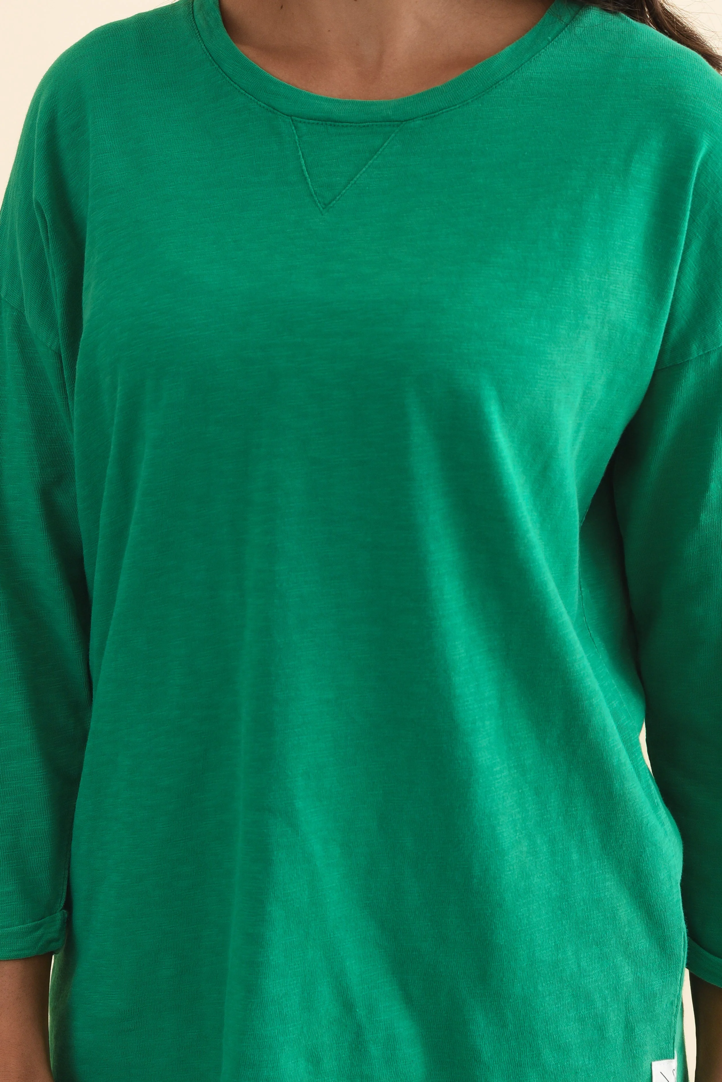 Annie Forest Green Cotton Top - Image 5