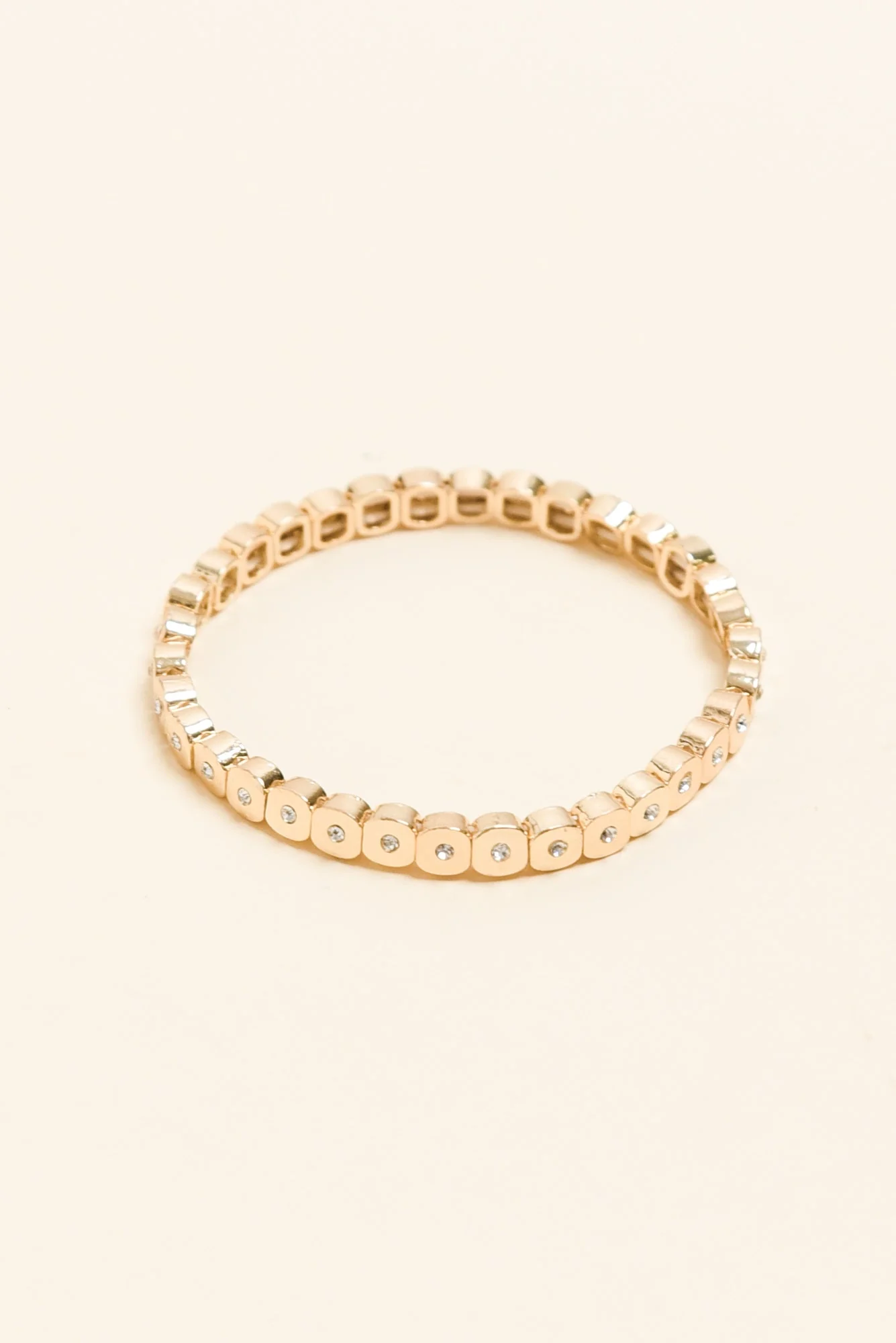 Artemis Gold Crystal Beaded Bracelet