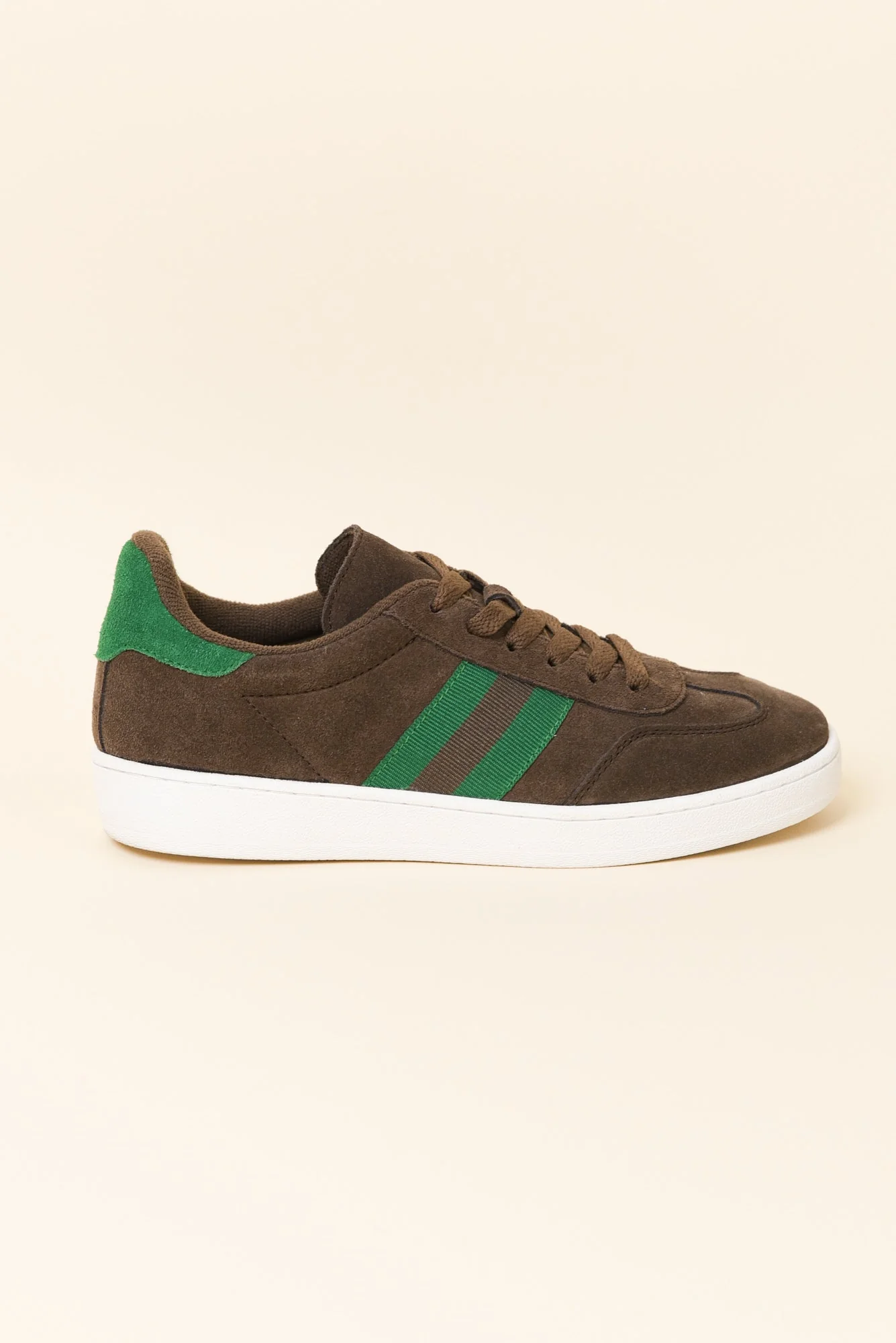 Attitude Brown Suede Sneaker