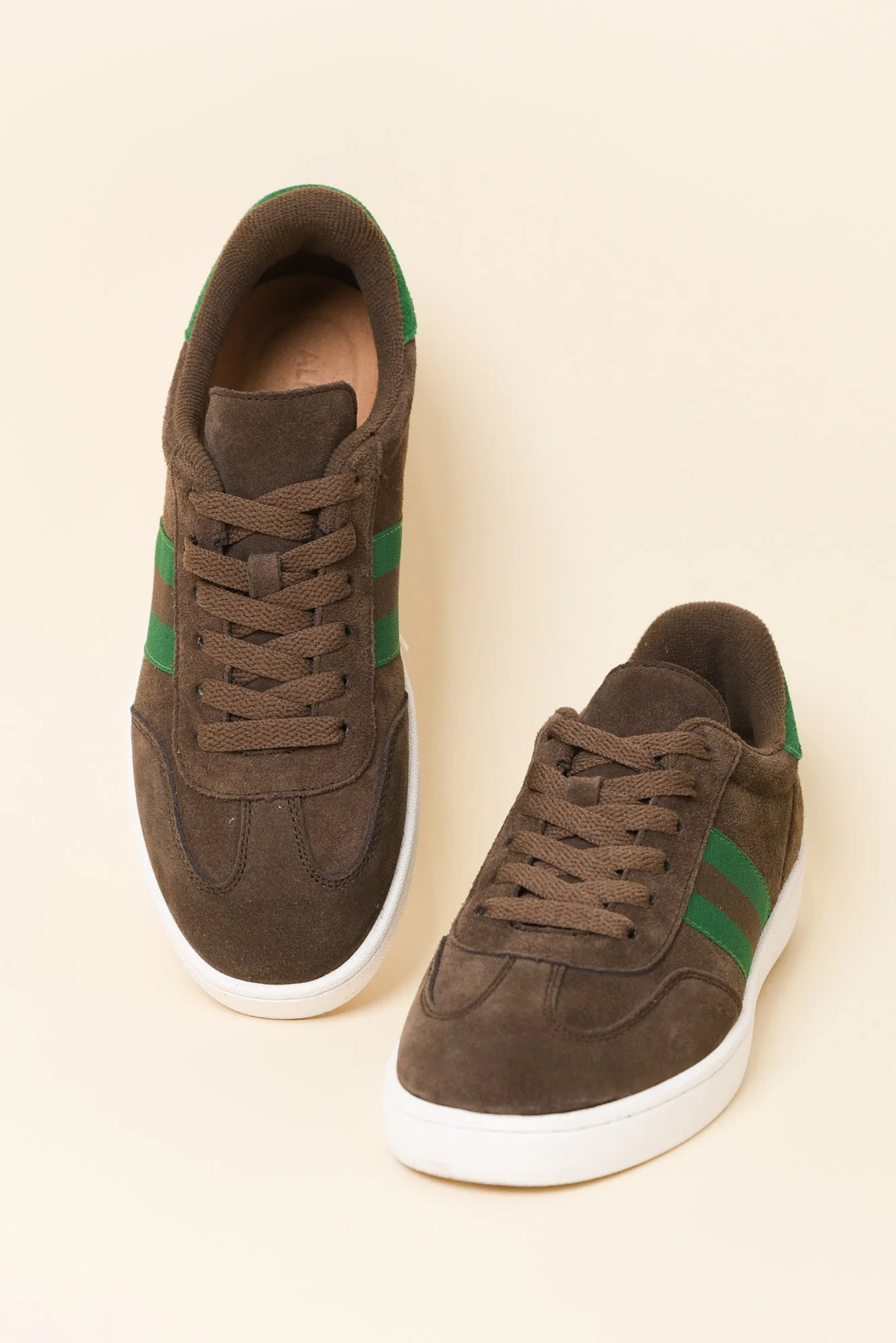 Attitude Brown Suede Sneaker - Image 2