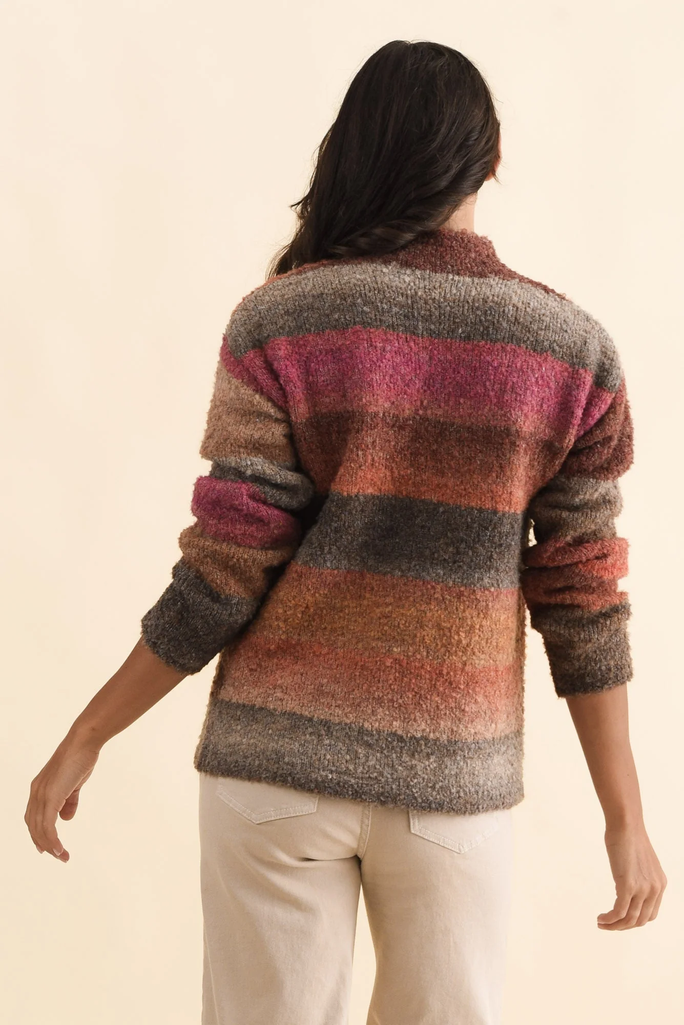 Augie Orange Stripe Knit Jumper - Image 5