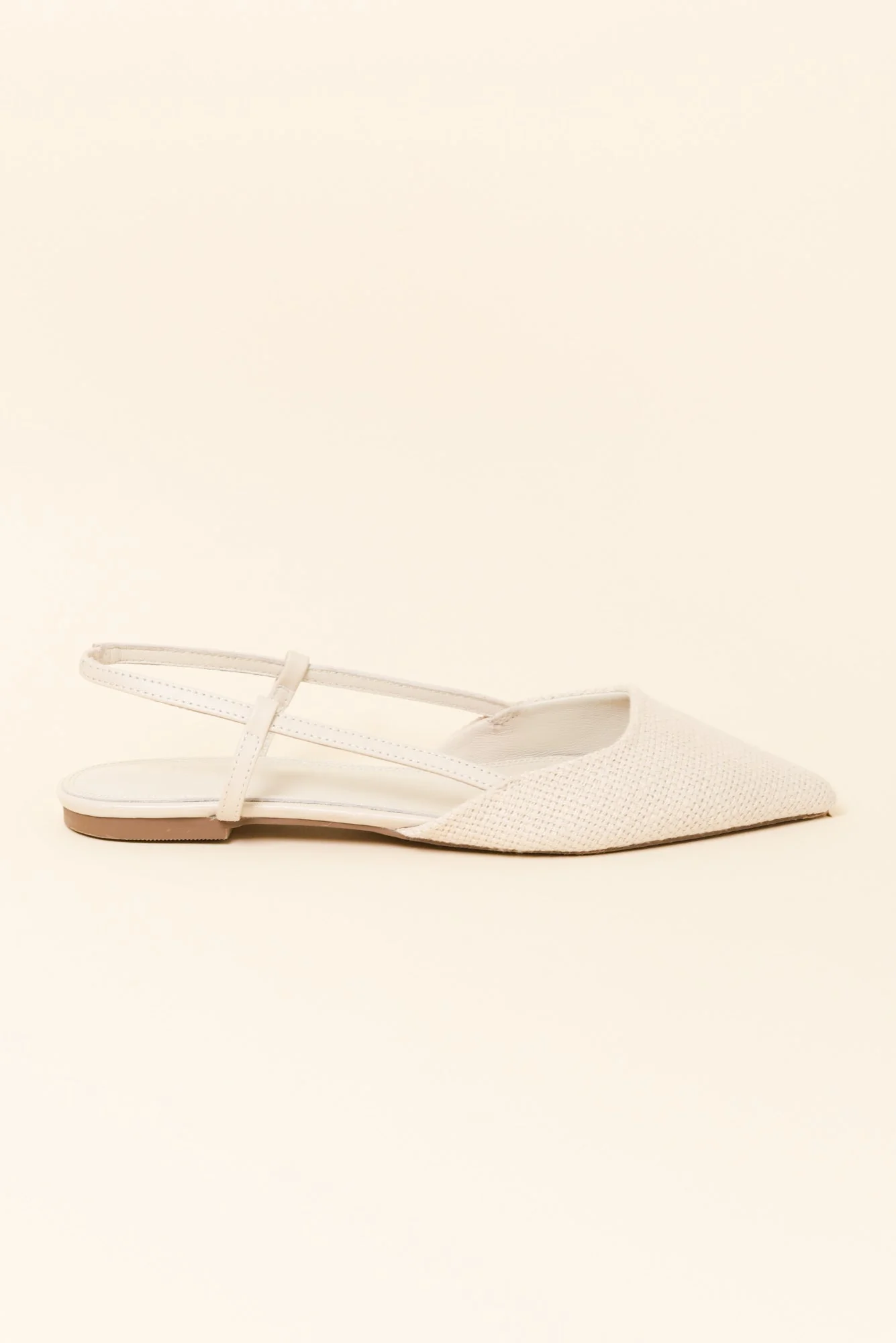 Ava Blush Leather Slingback Mule