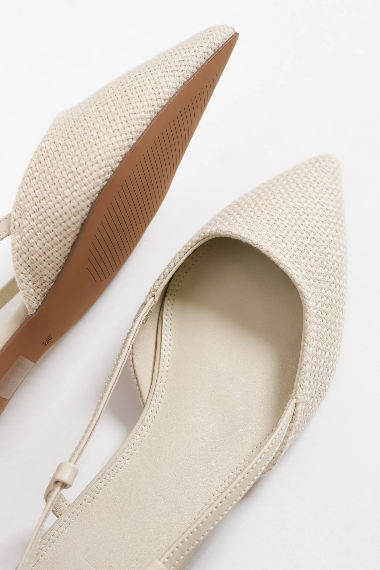Ava Blush Leather Slingback Mule - Image 3
