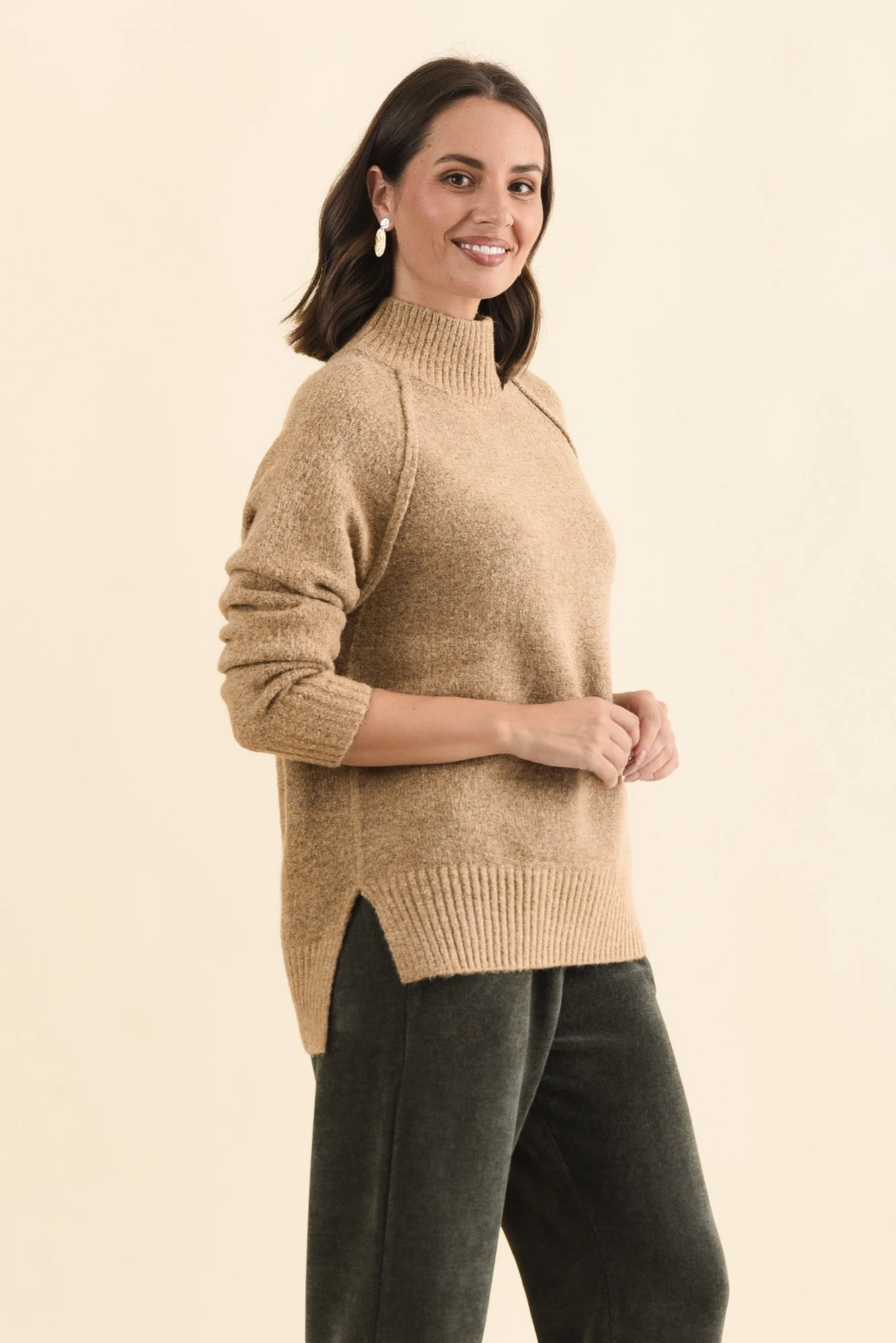 Baker Light Brown Knit Jumper - Image 3