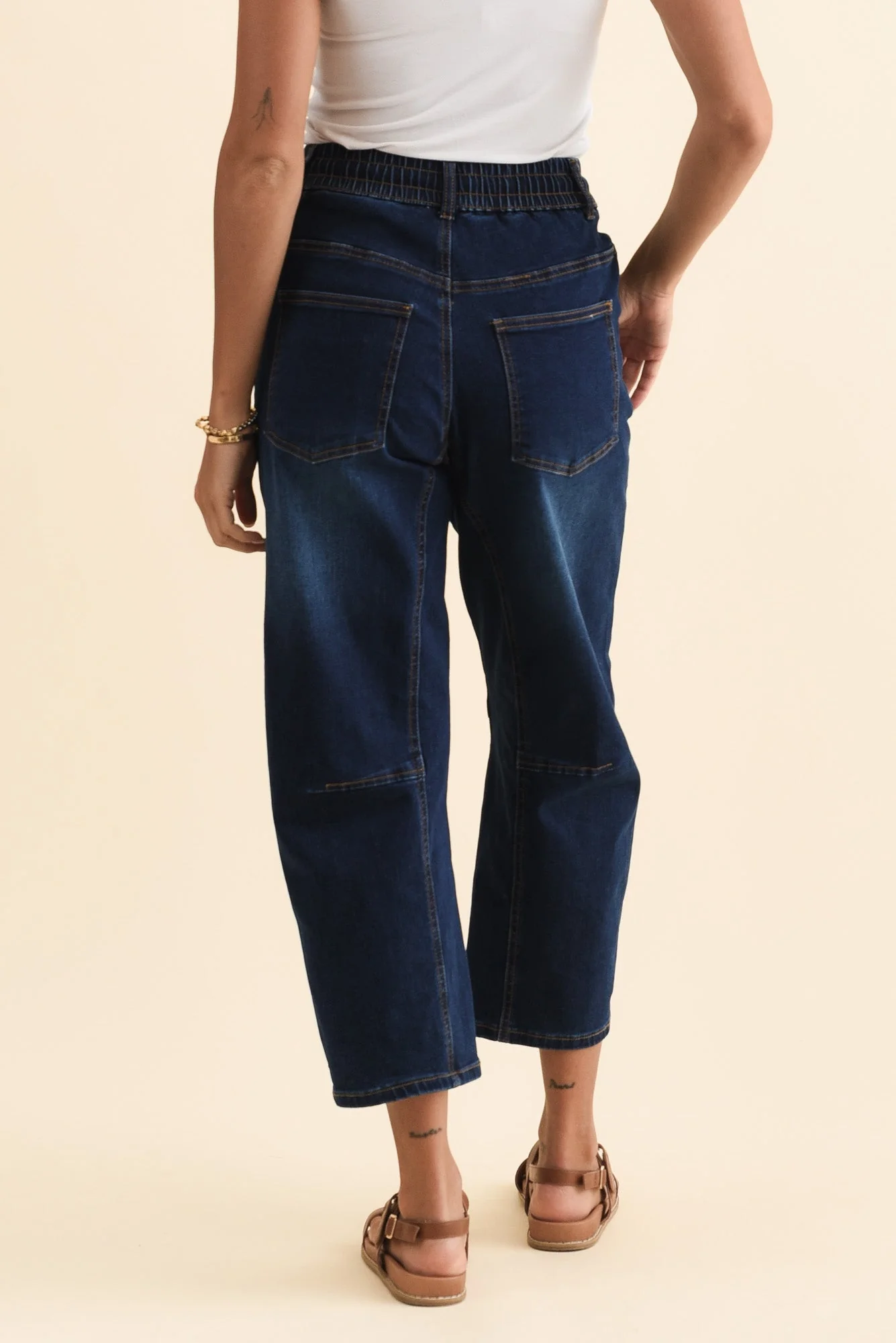 BB Barrel Dark Blue Jeans - Image 5