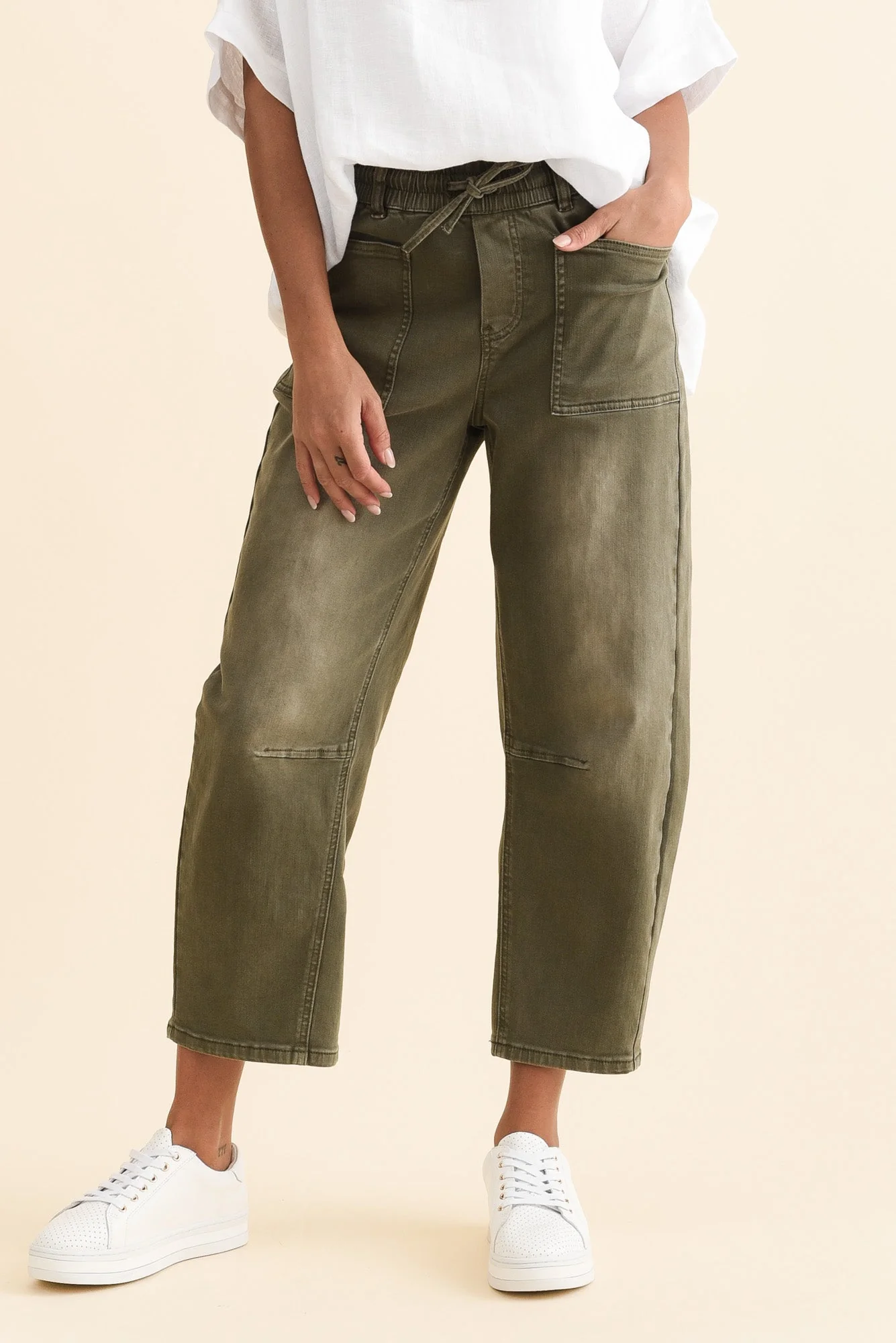 BB Barrel Khaki Jeans - Image 2