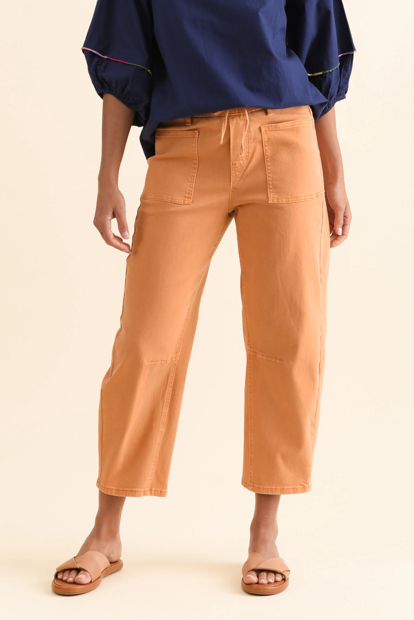 BB Barrel Orange Jeans