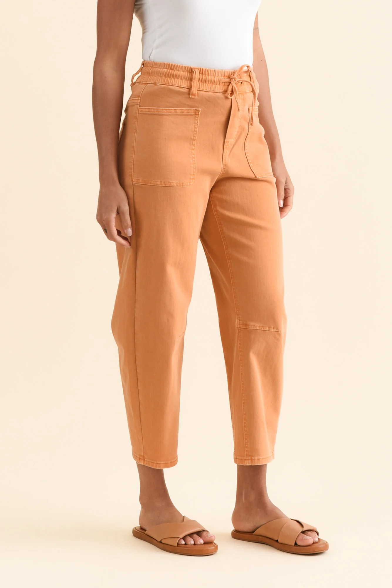 BB Barrel Orange Jeans - Image 3