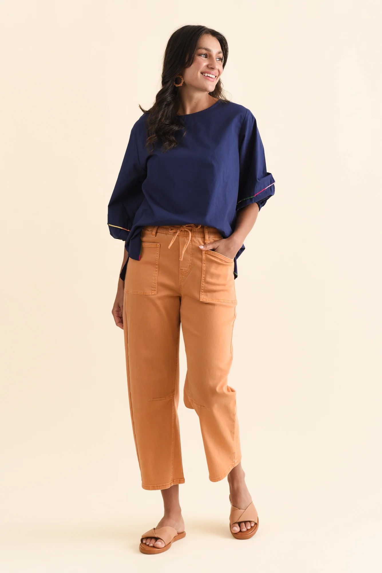 BB Barrel Orange Jeans - Image 6