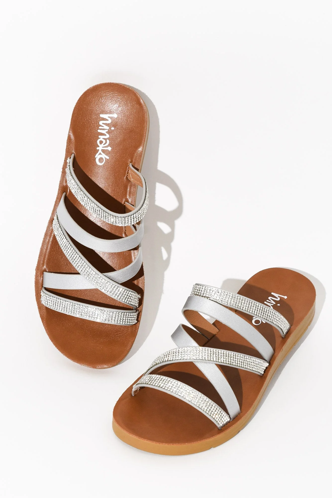 Bedarra Silver Diamante Slide - Image 3