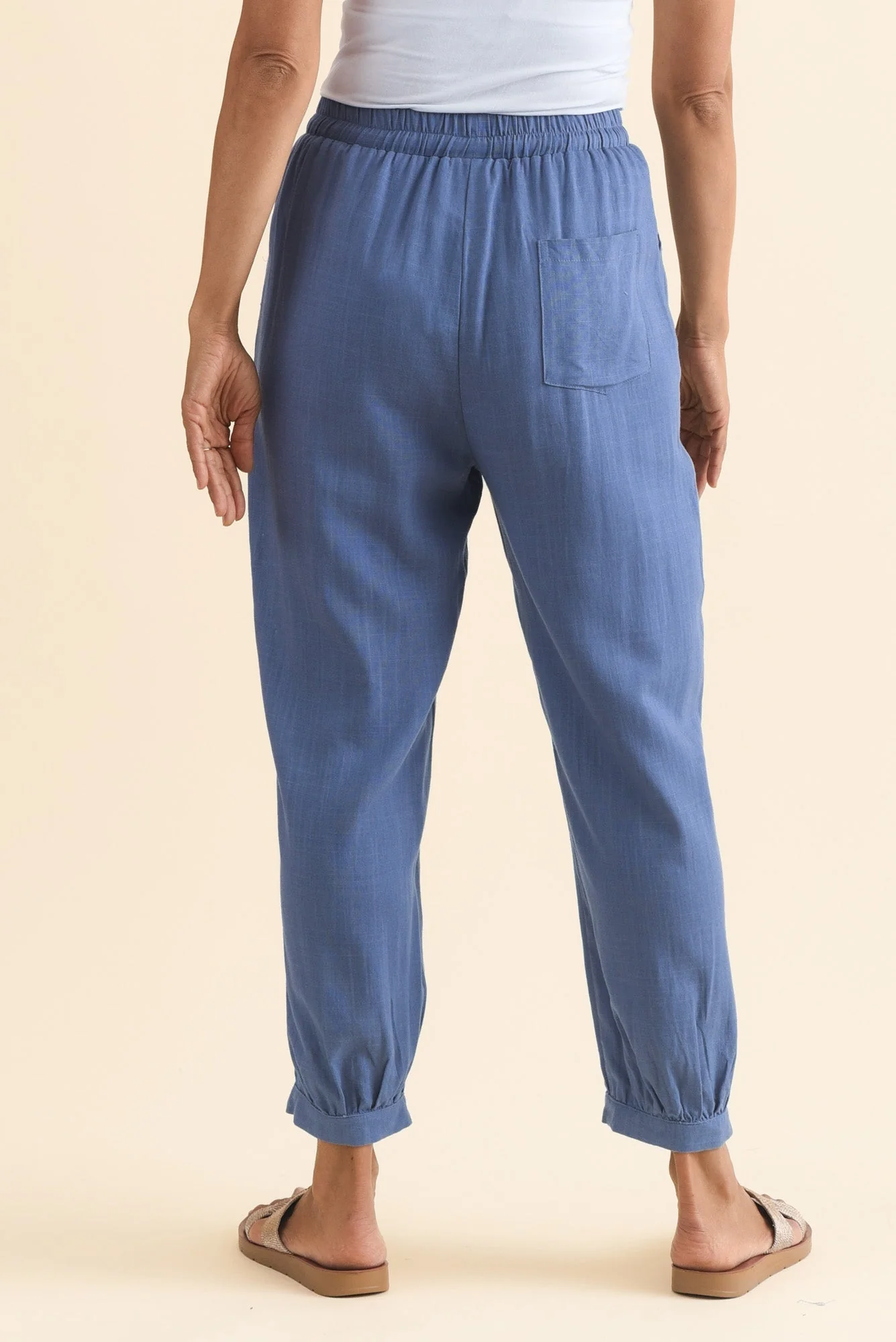 Beretta Steel Lace Linen Blend Pants - Image 4