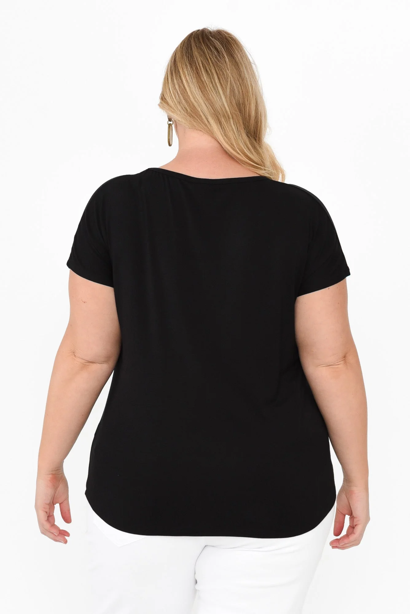 Eadie Black Bamboo Top - Image 10