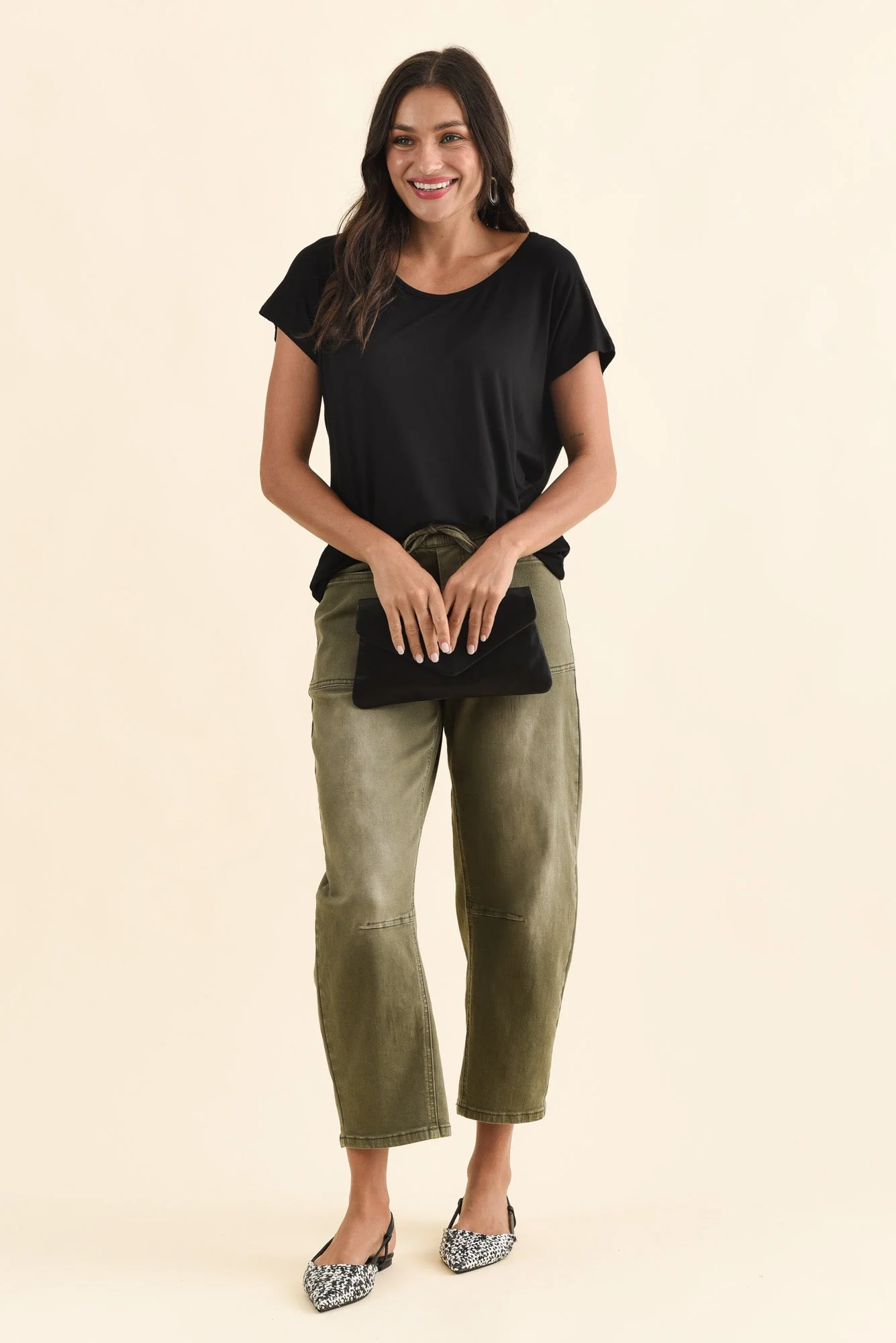 Eadie Black Bamboo Top - Image 6