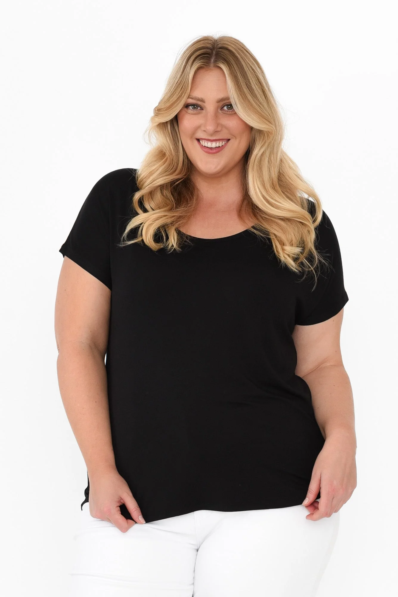 Eadie Black Bamboo Top - Image 7