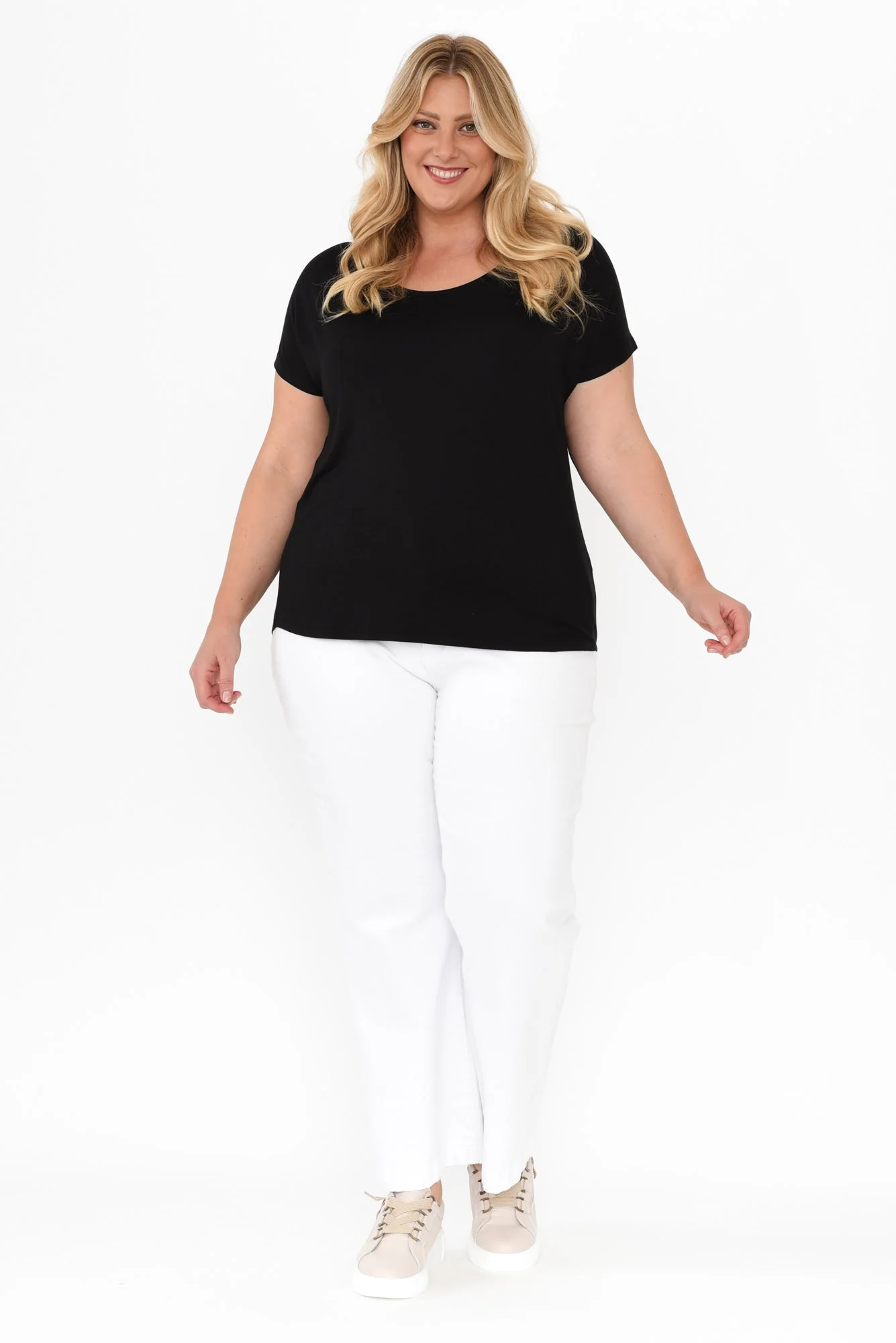 Eadie Black Bamboo Top - Image 8
