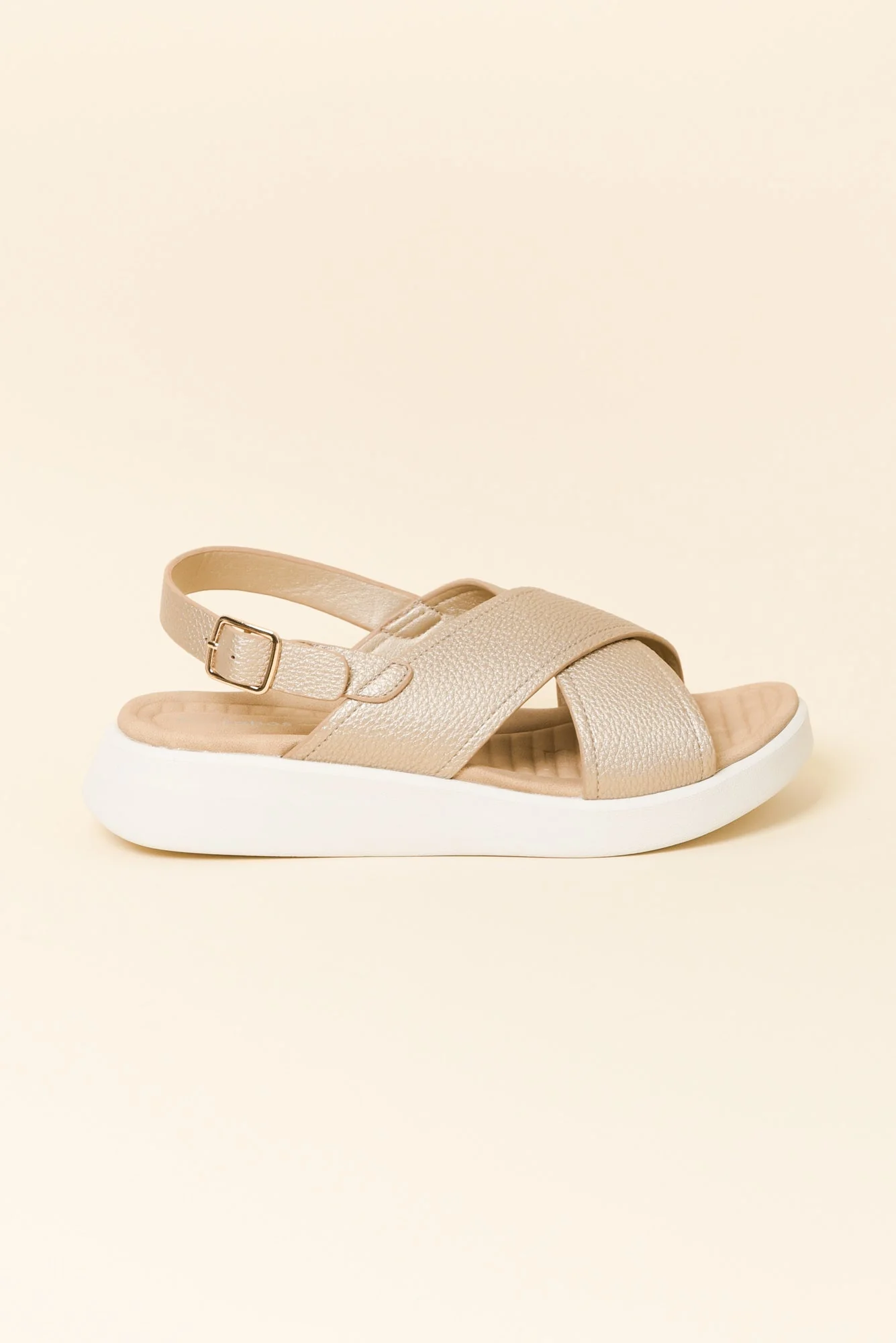 Bogota Gold Platform Sandal