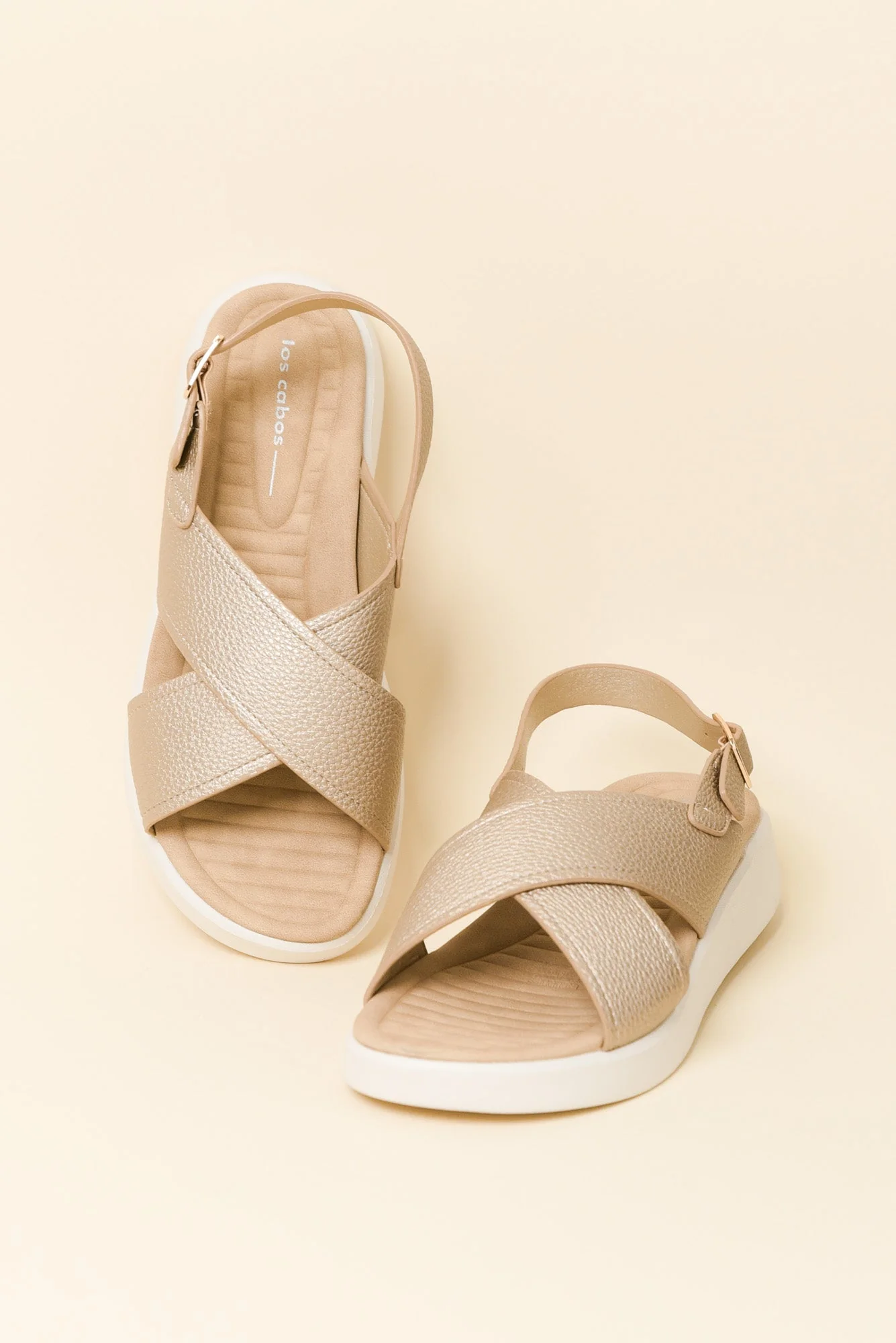 Bogota Gold Platform Sandal - Image 2