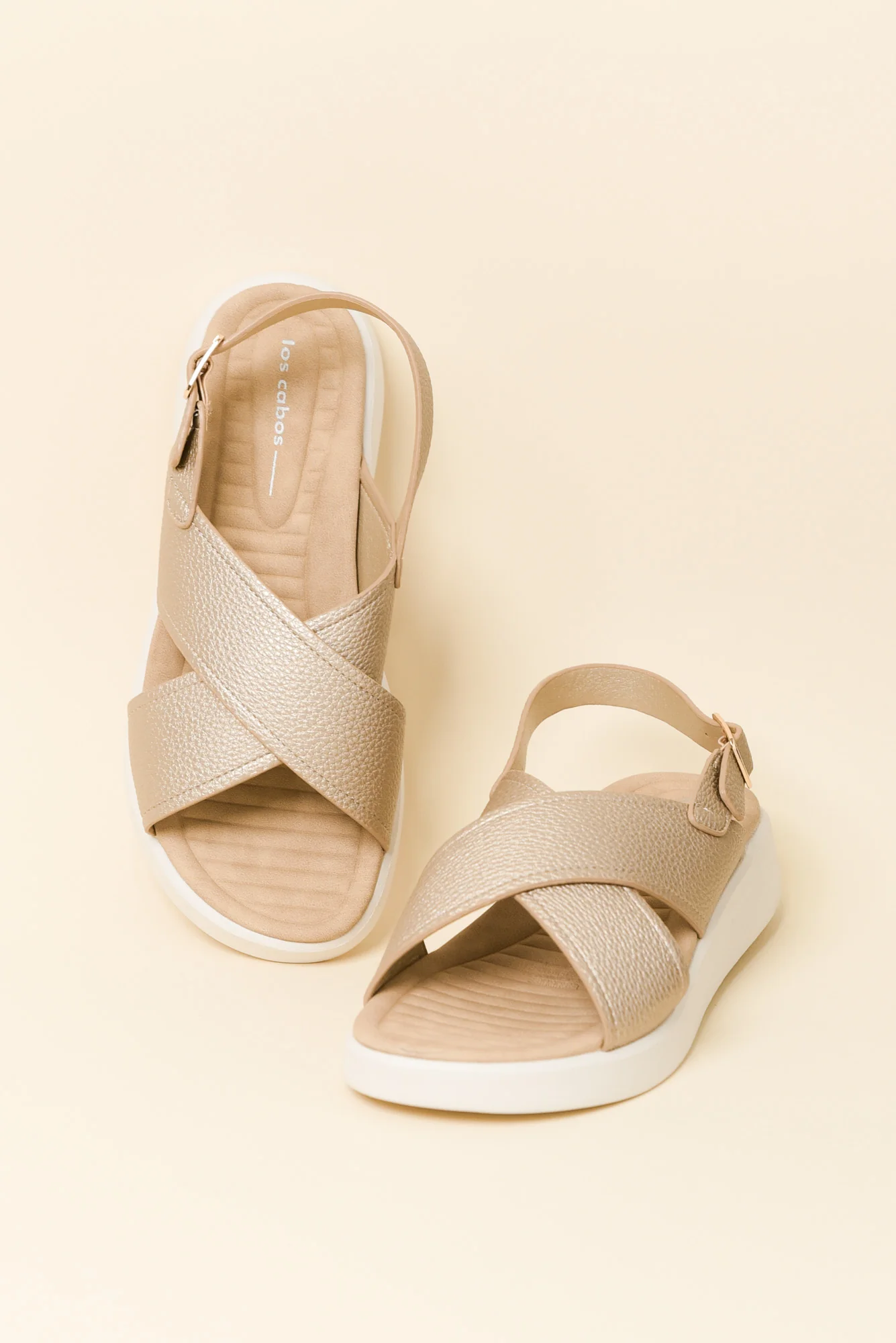 Bogota Gold Platform Sandal - Image 6