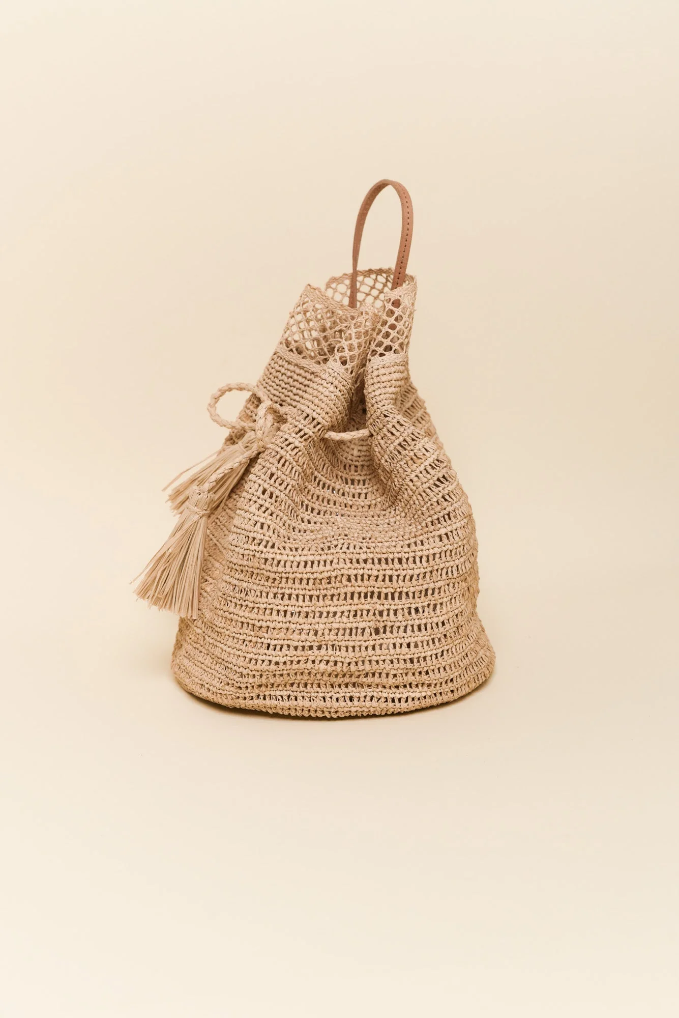 Bombo Natural Raffia Handbag - Image 2