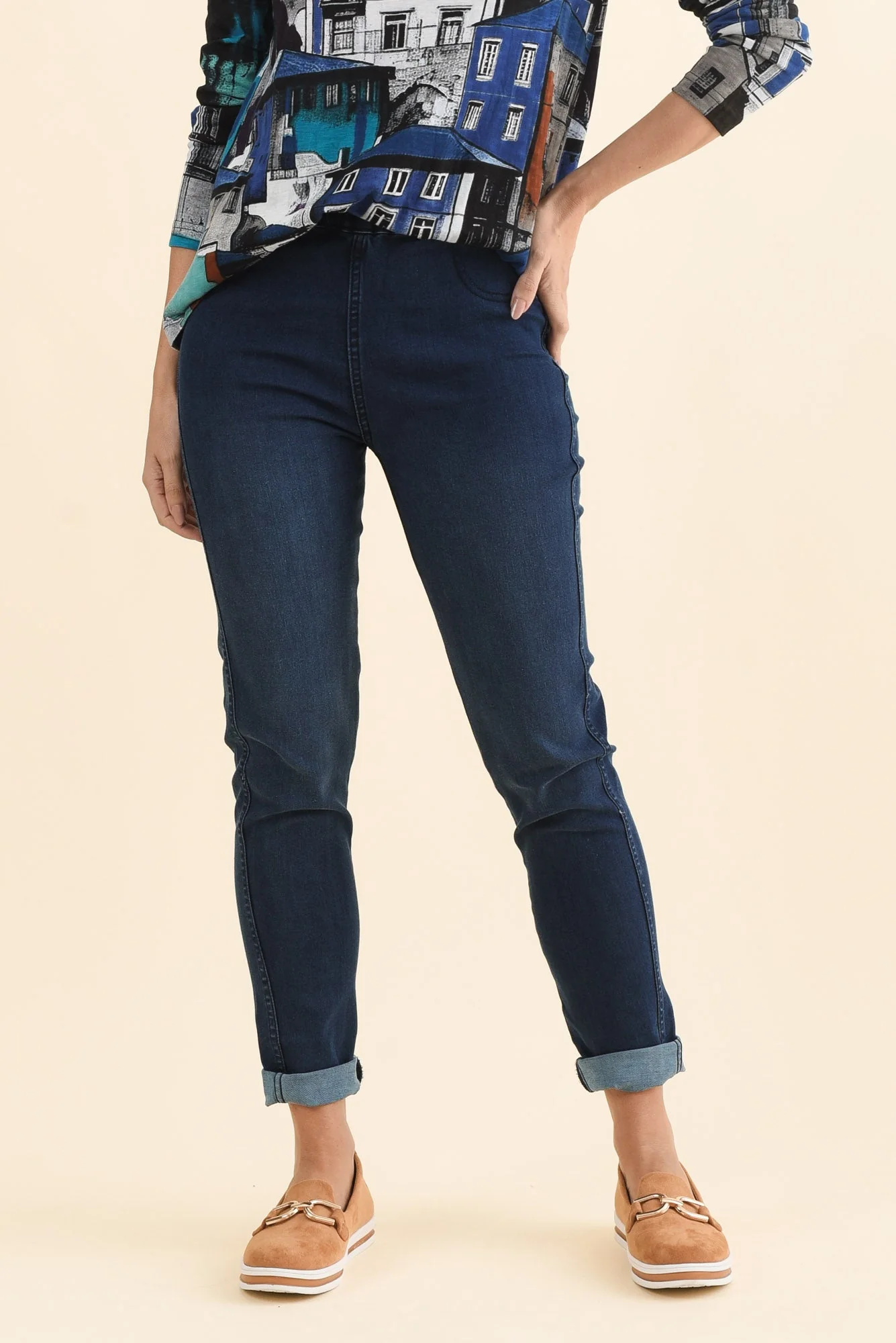 Brussel Blue Denim Stretch Jeans