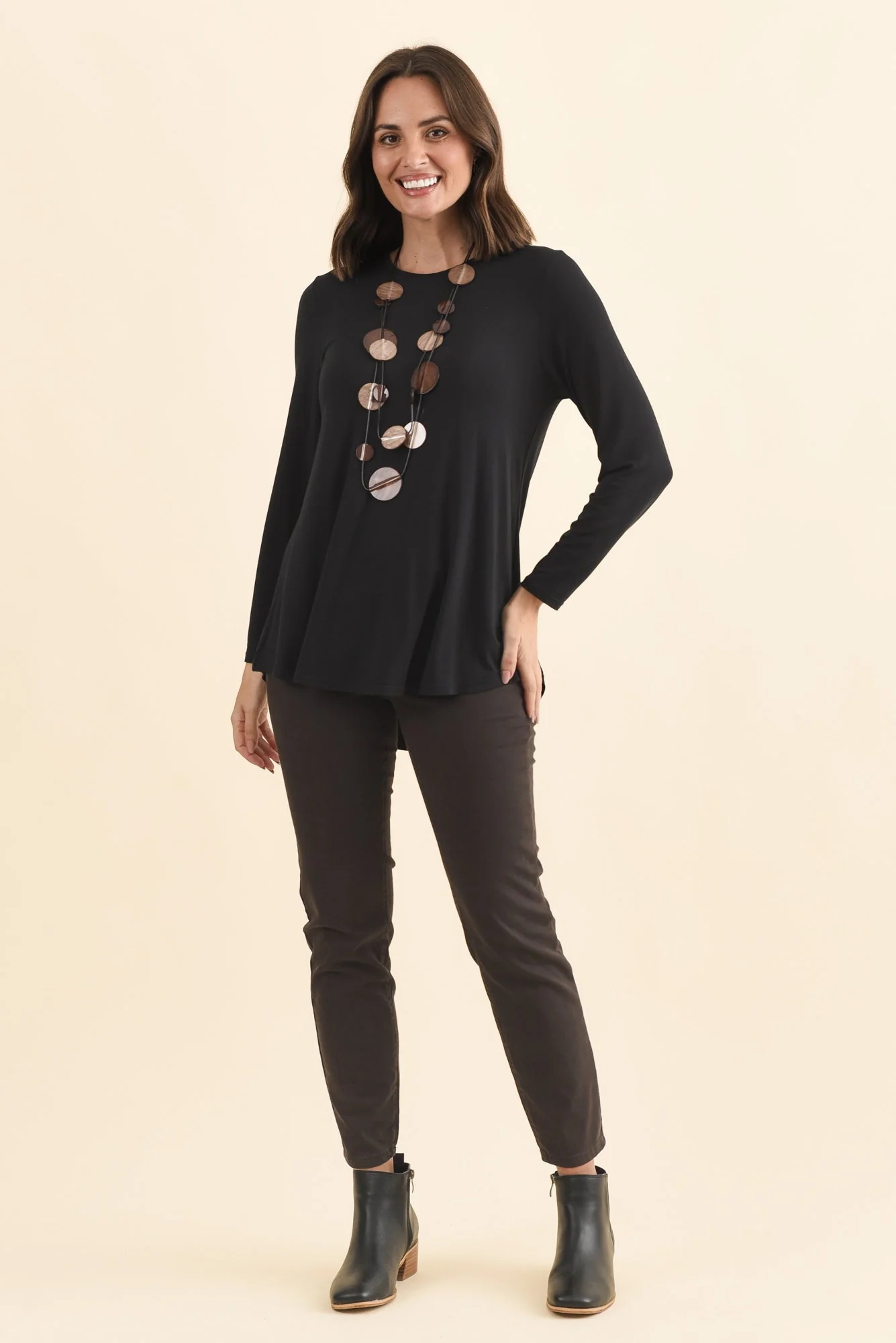 Buttery Carla Black Top - Image 6