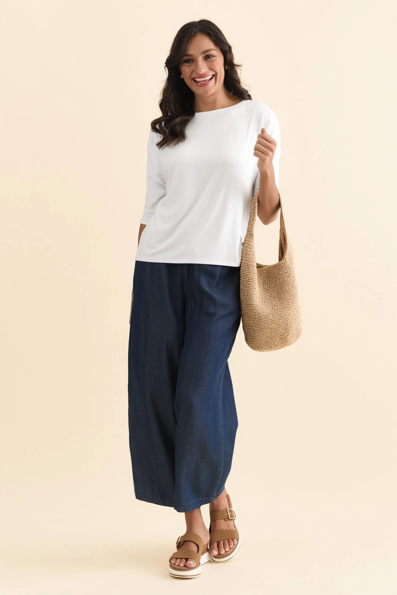 Camila White Bamboo Top - Image 4