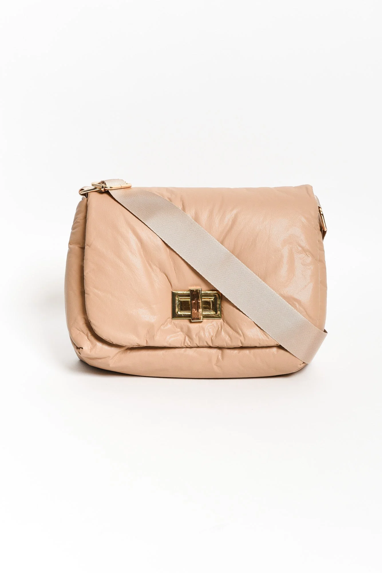 Casa Beige Puffer Crossbody Bag - Image 2