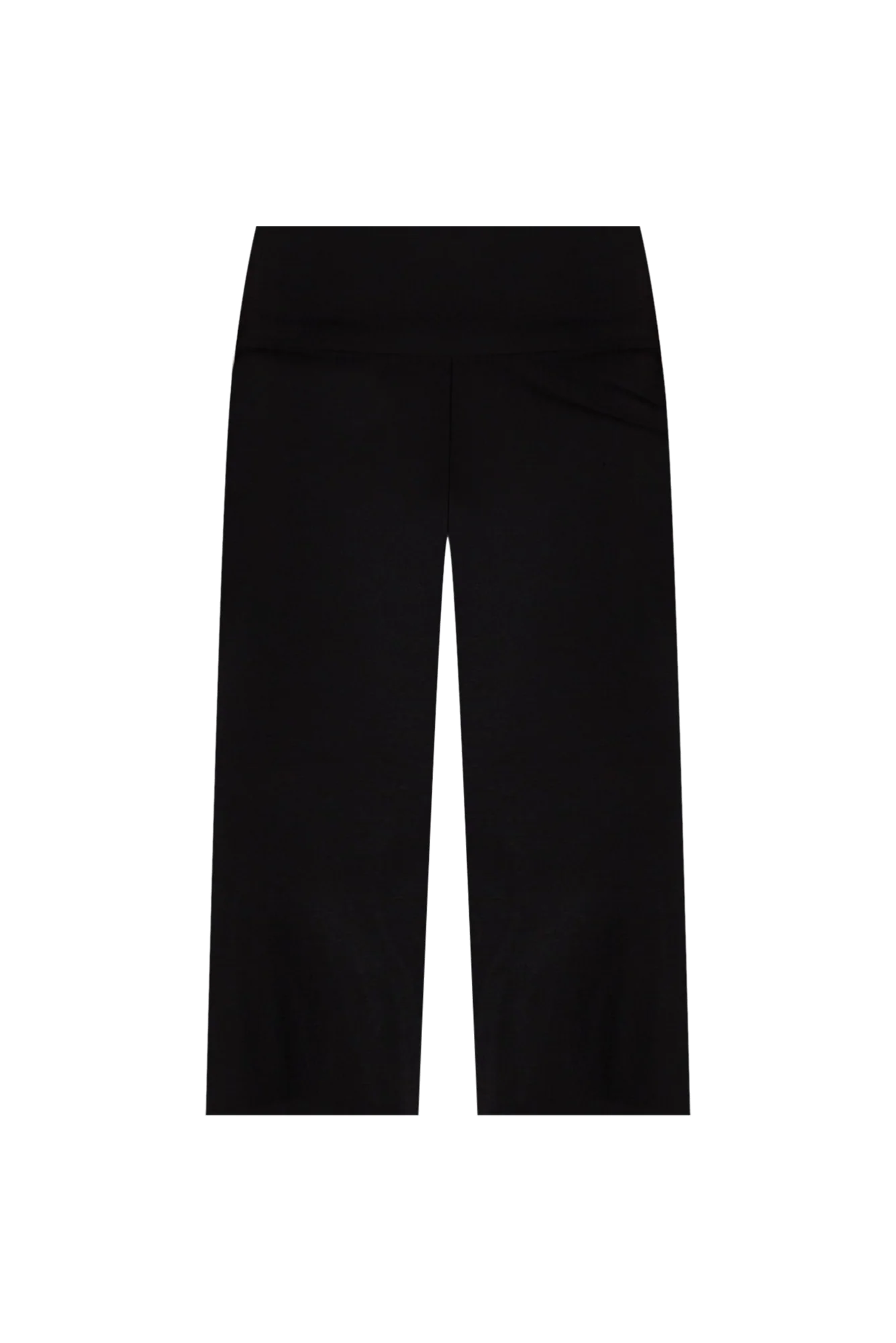 Cassie Black Bamboo Cropped Pants - Image 3
