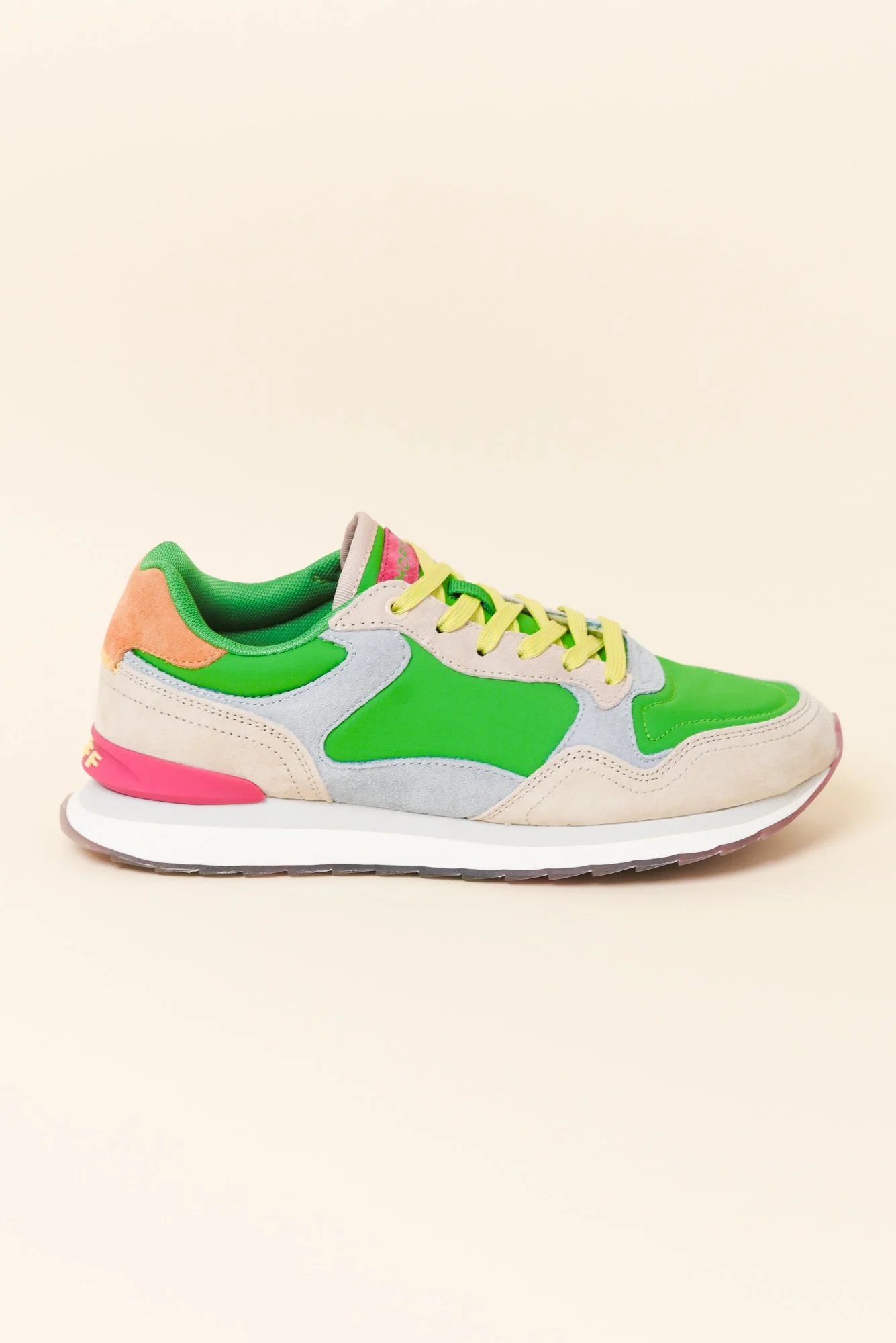 City Green Multi Leather Sneaker