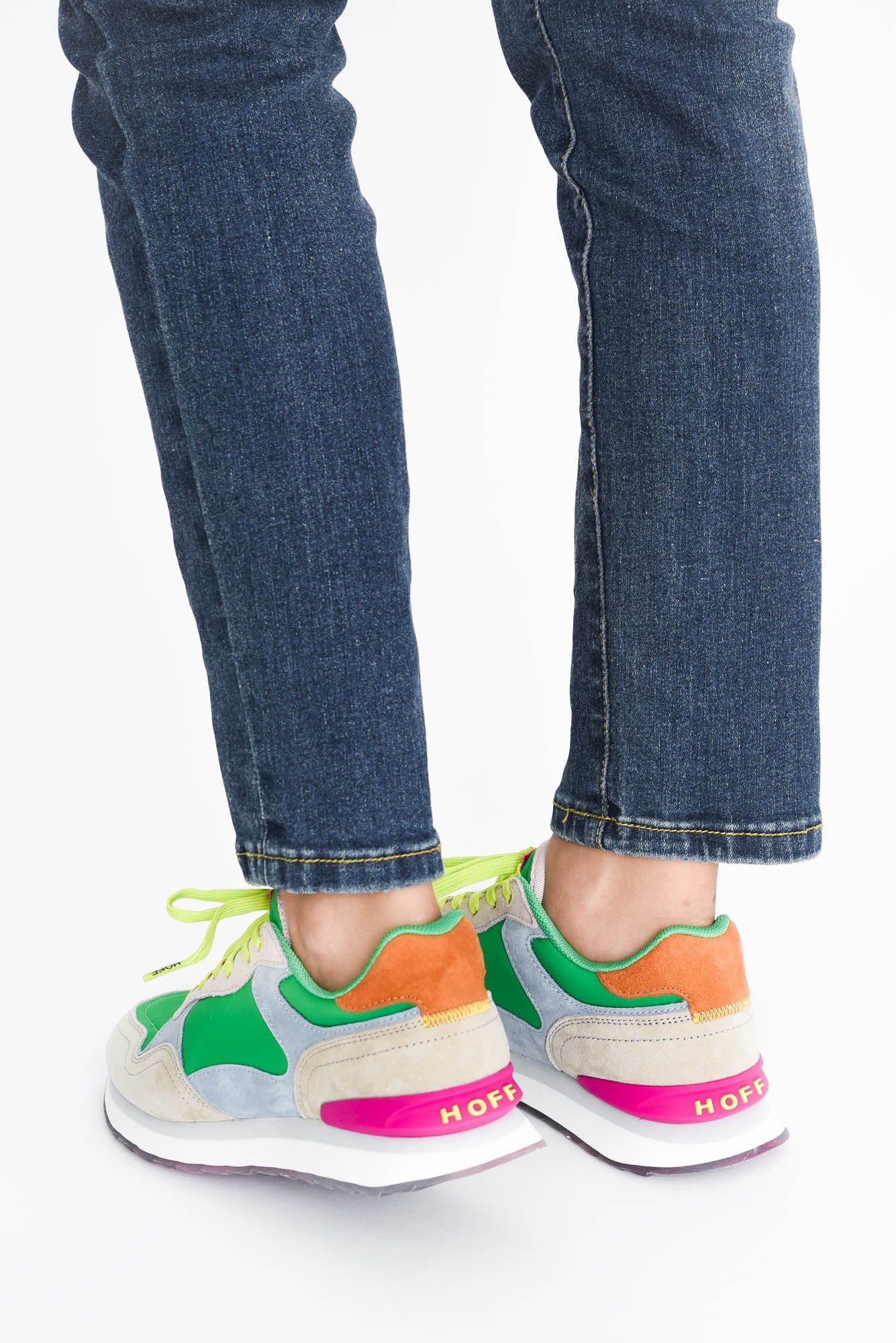 City Green Multi Leather Sneaker - Image 6