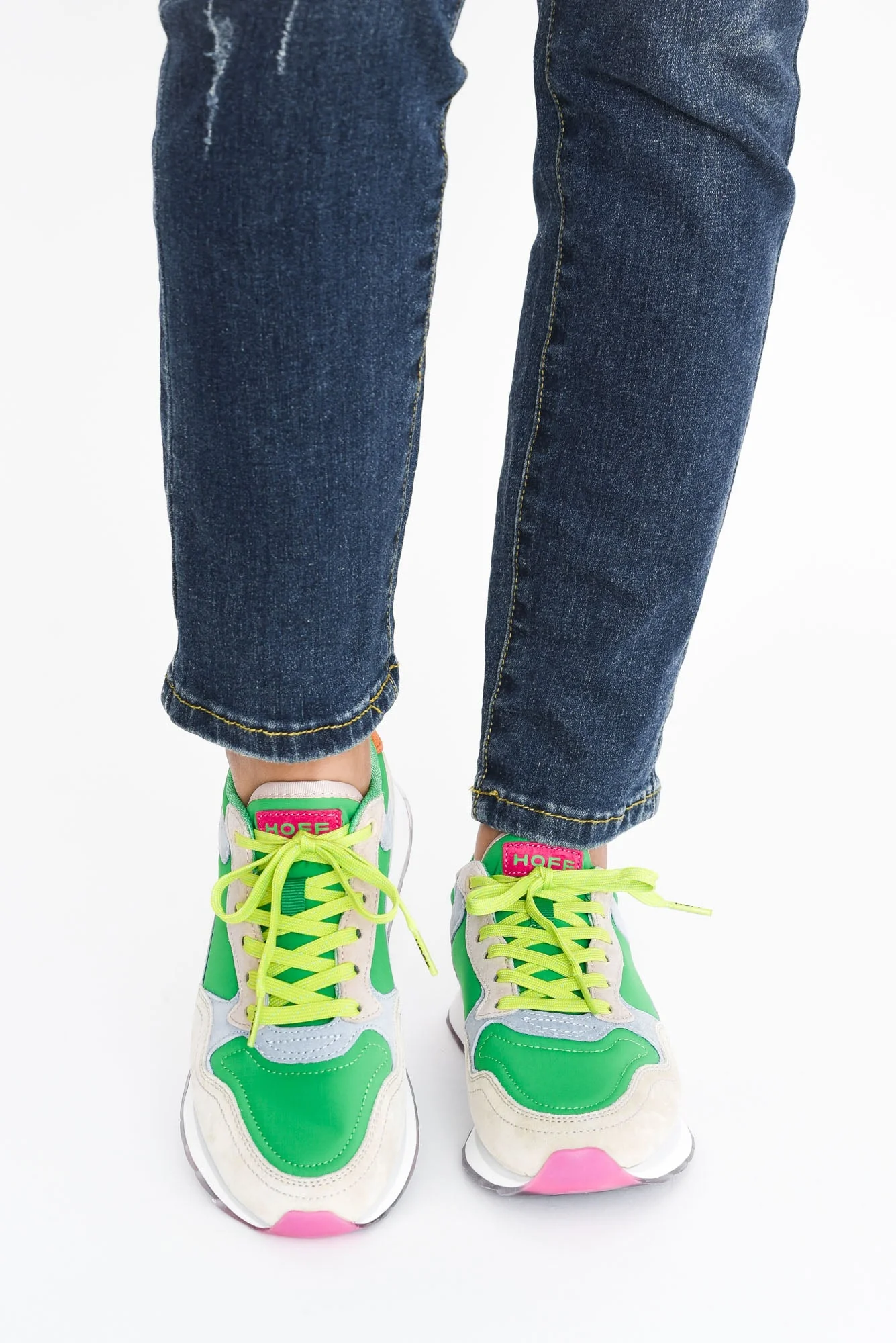 City Green Multi Leather Sneaker - Image 7