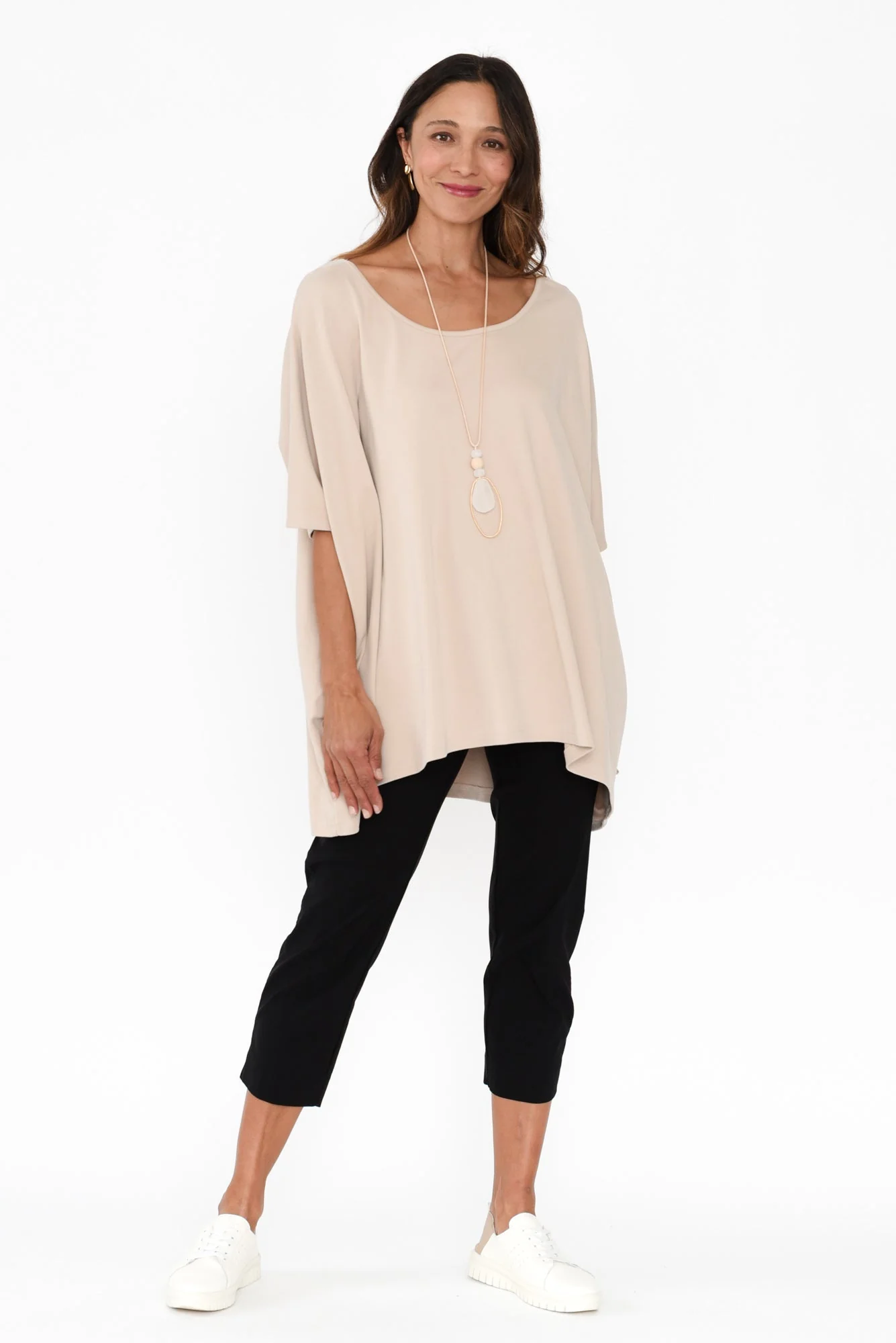 Cody Black Stretch Capri Pants - Image 6