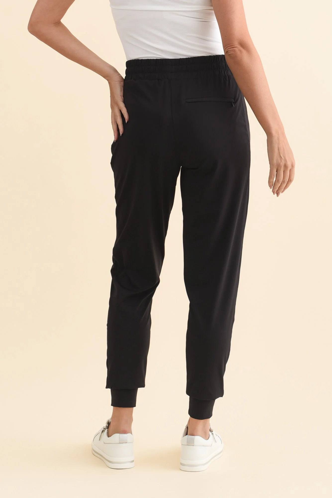 Collins Black Tie Jogger Pants - Image 4