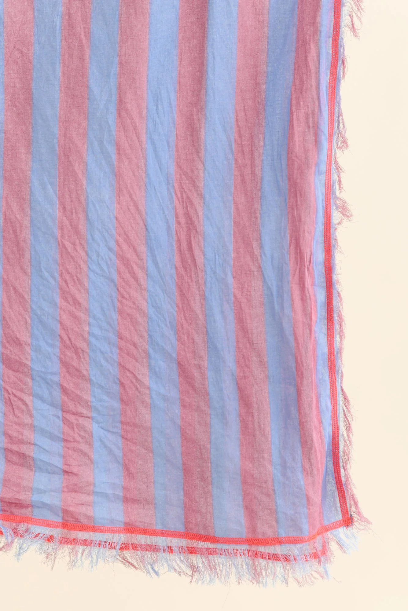 Cosmos Blue Stripe Cotton Sarong - Image 7