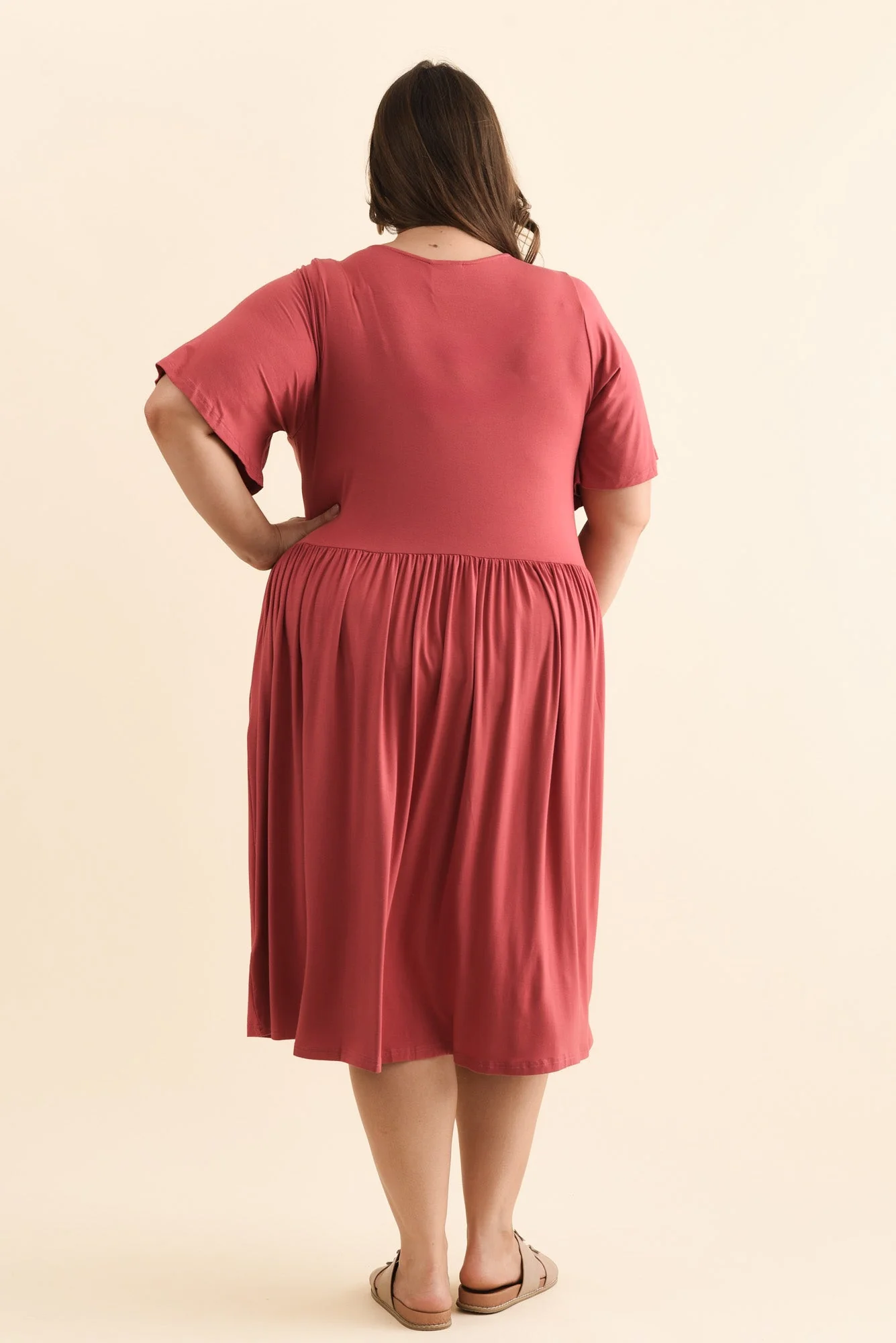 Dalton Rust Crescent Dress - Image 11