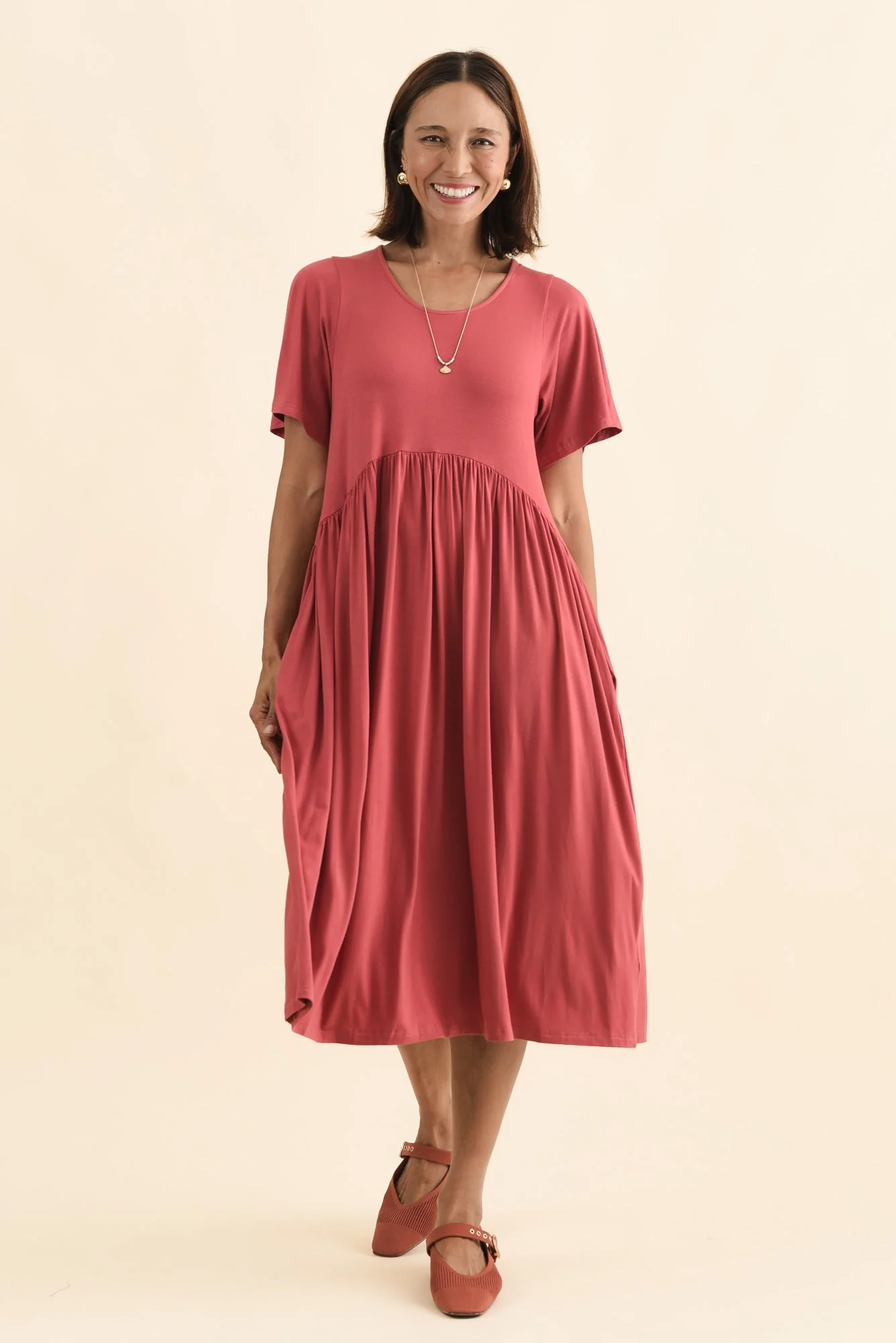Dalton Rust Crescent Dress - Image 3
