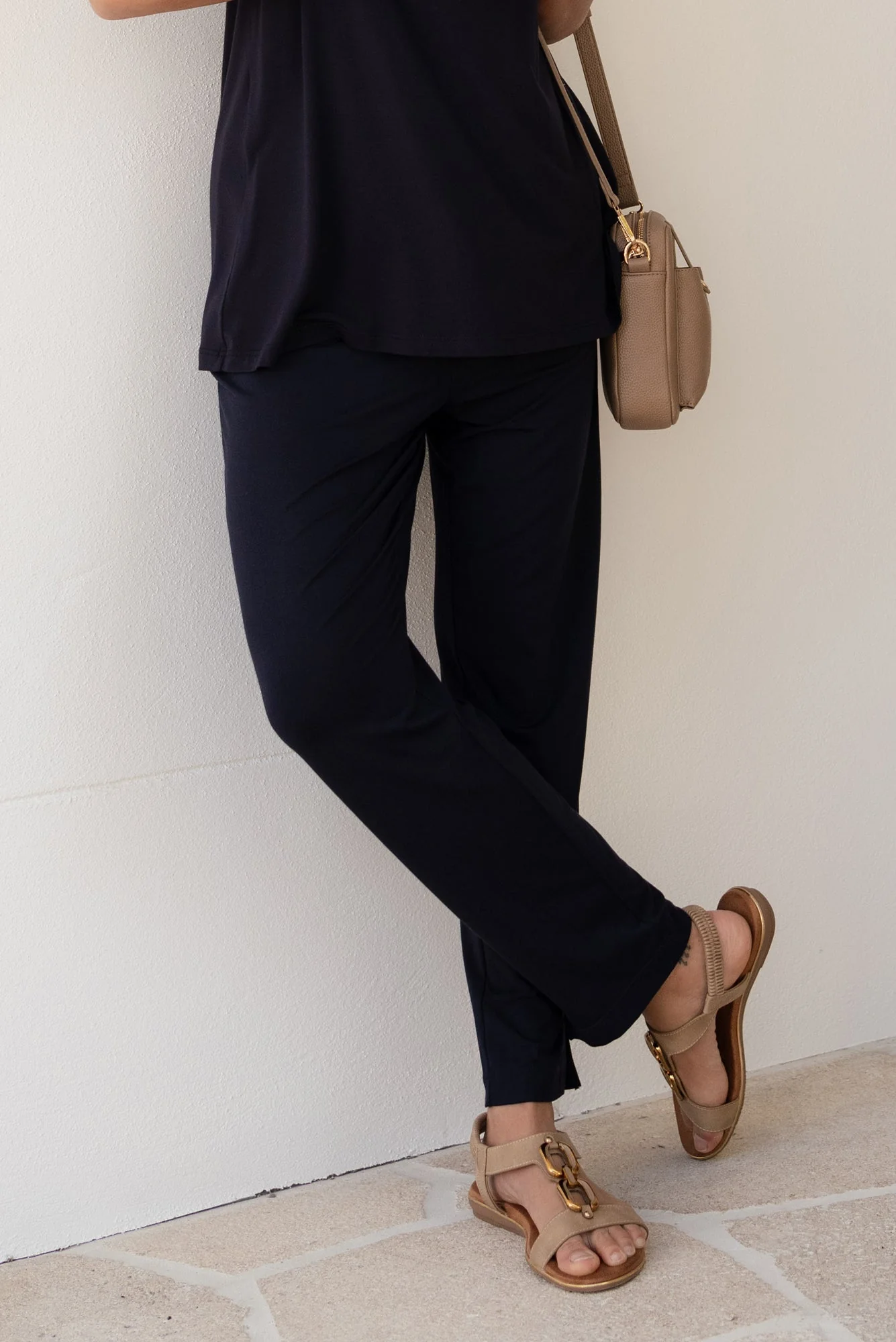 Dana Navy Micro Modal Pants