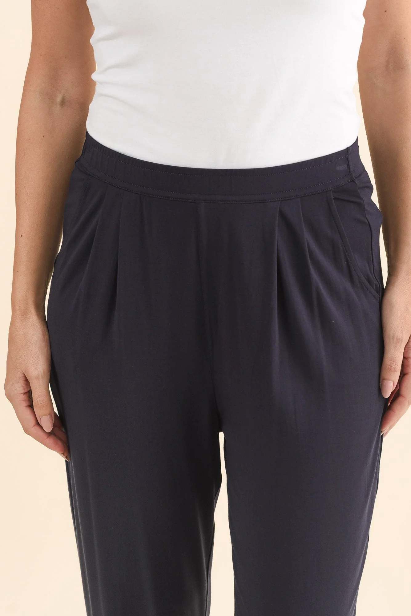 Dana Navy Micro Modal Pants - Image 6